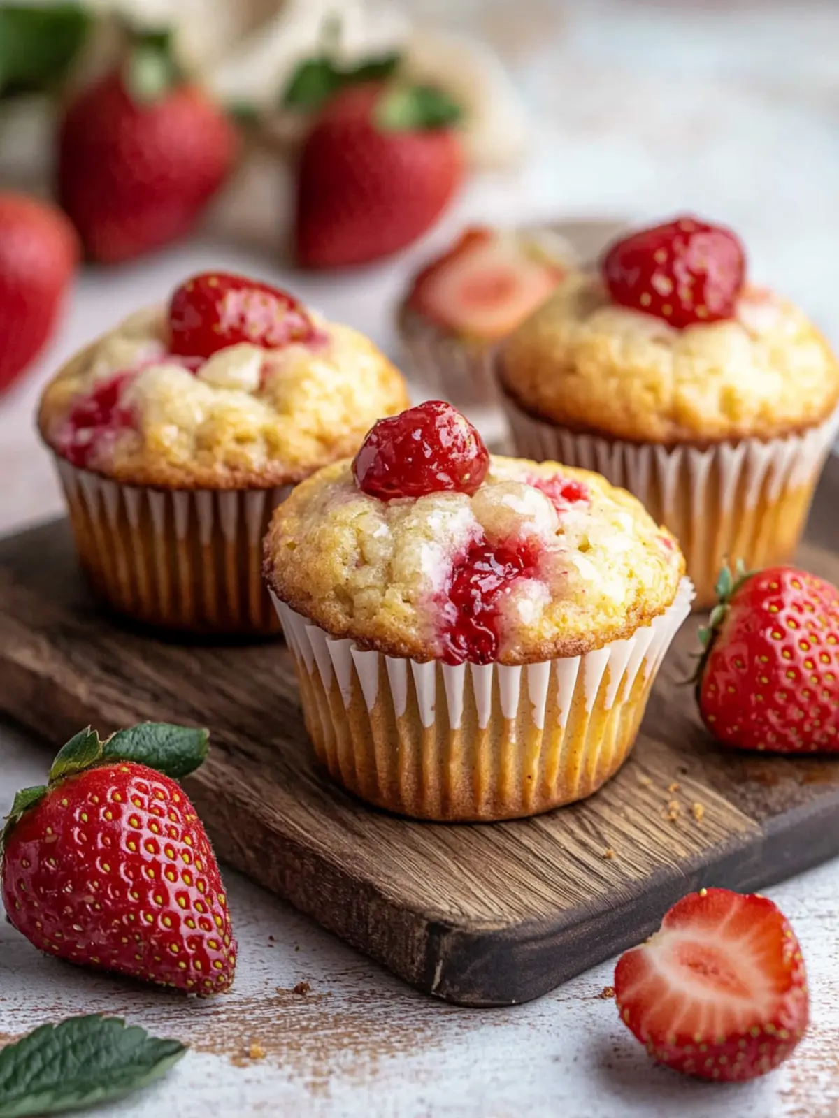 Delicious Strawberry Muffins That Make Mornings Brighter 2 Strawberry Muffins