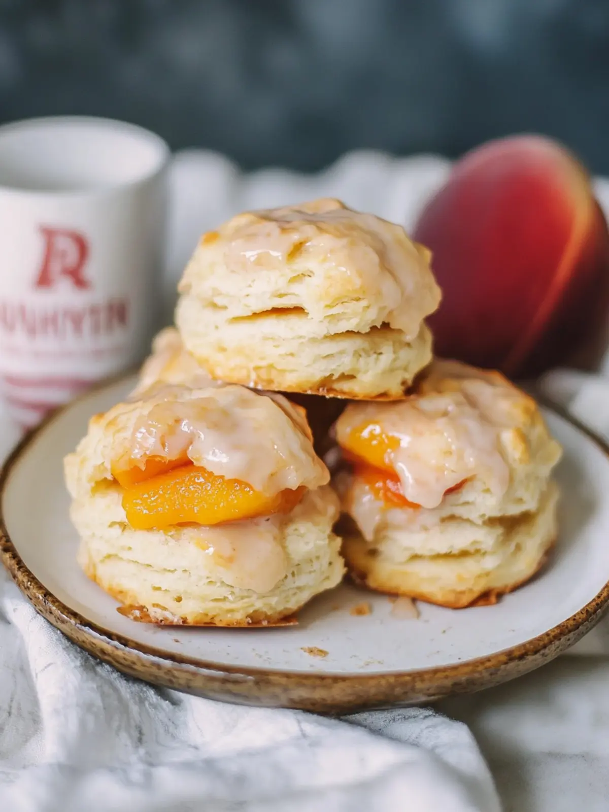 Peach Buttermilk Biscuits: Fluffy Southern Comfort Delights 3 Peach Buttermilk Biscuits