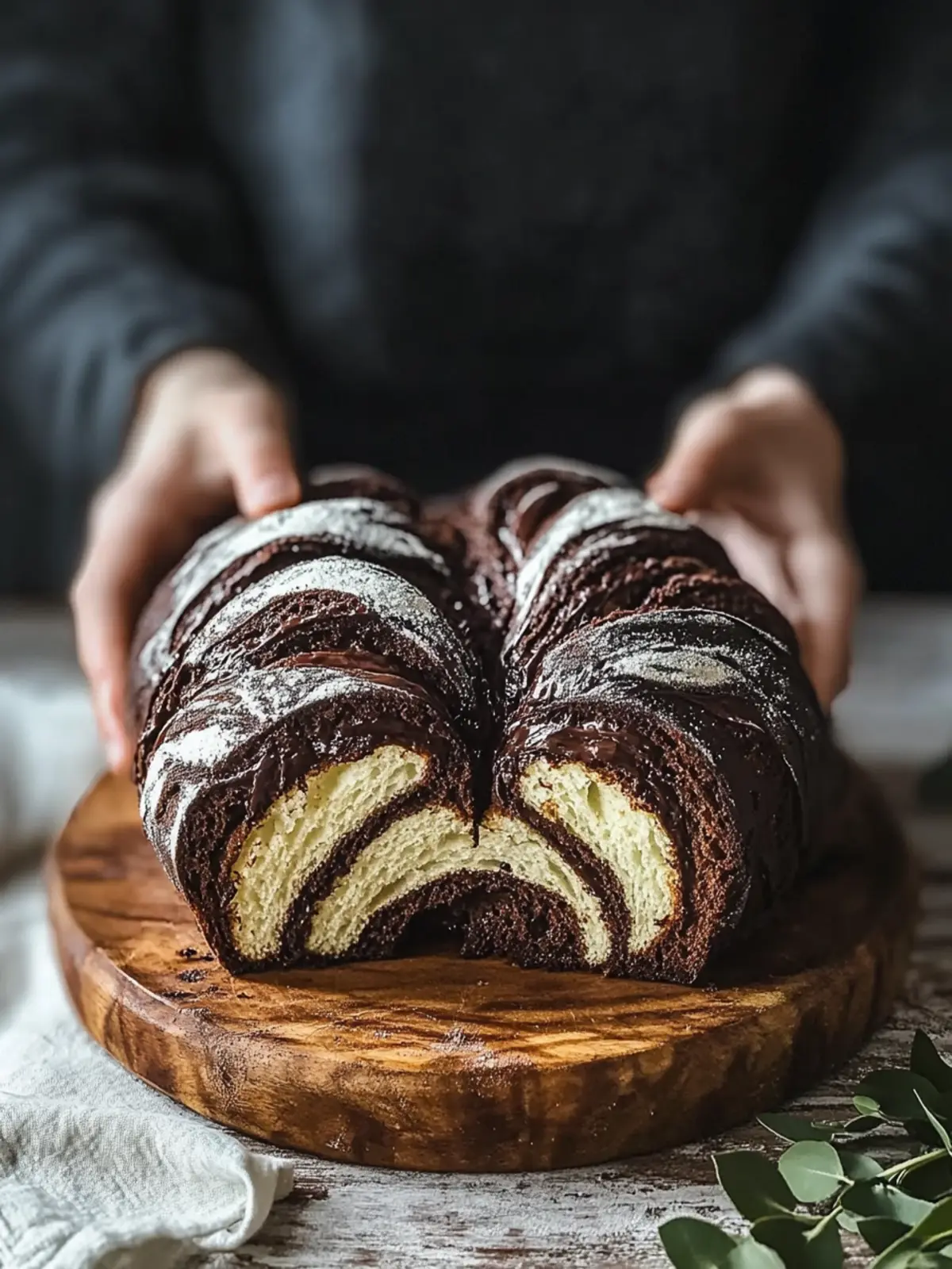 Chocolate Swirl Sourdough: Indulge in Layered Chocolate Bliss 2 Chocolate Swirl Sourdough: Indulge in Rich, Layered Bliss