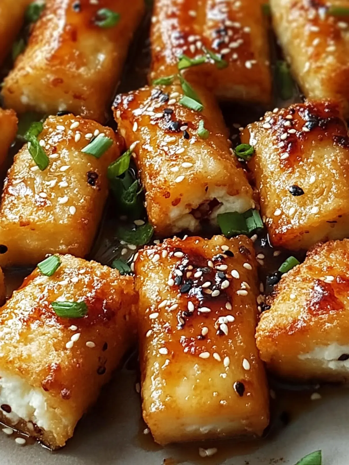 Crispy Feta Rolls with Chili-Honey Glaze: Effortless Delight 5 Crispy Feta Rolls with Chili-Honey Glaze: Easy Oven-Baked Appetizer Recipe