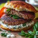 Juicy Greek Bifteki Burger Recipe Made in 15 Minutes Flat 8 Juicy Greek Bifteki Burger Recipe in 15 Minutes Flat