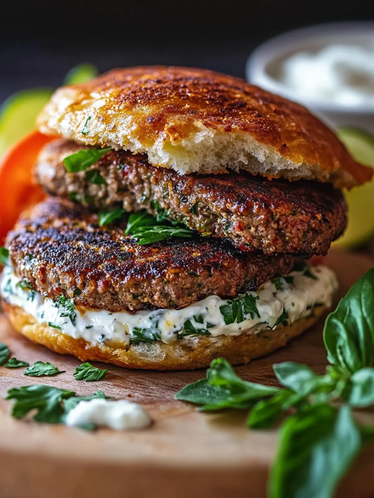 Juicy Greek Bifteki Burger Recipe Made in 15 Minutes Flat 5 Juicy Greek Bifteki Burger Recipe in 15 Minutes Flat