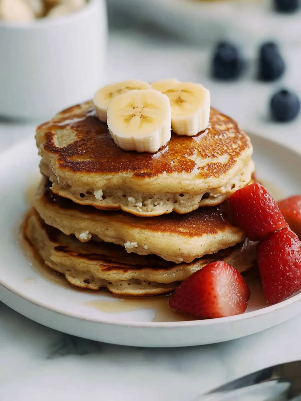Fluffy Banana Cottage Cheese Pancakes for a Protein-Packed Start 5 Banana Cottage Cheese Pancakes