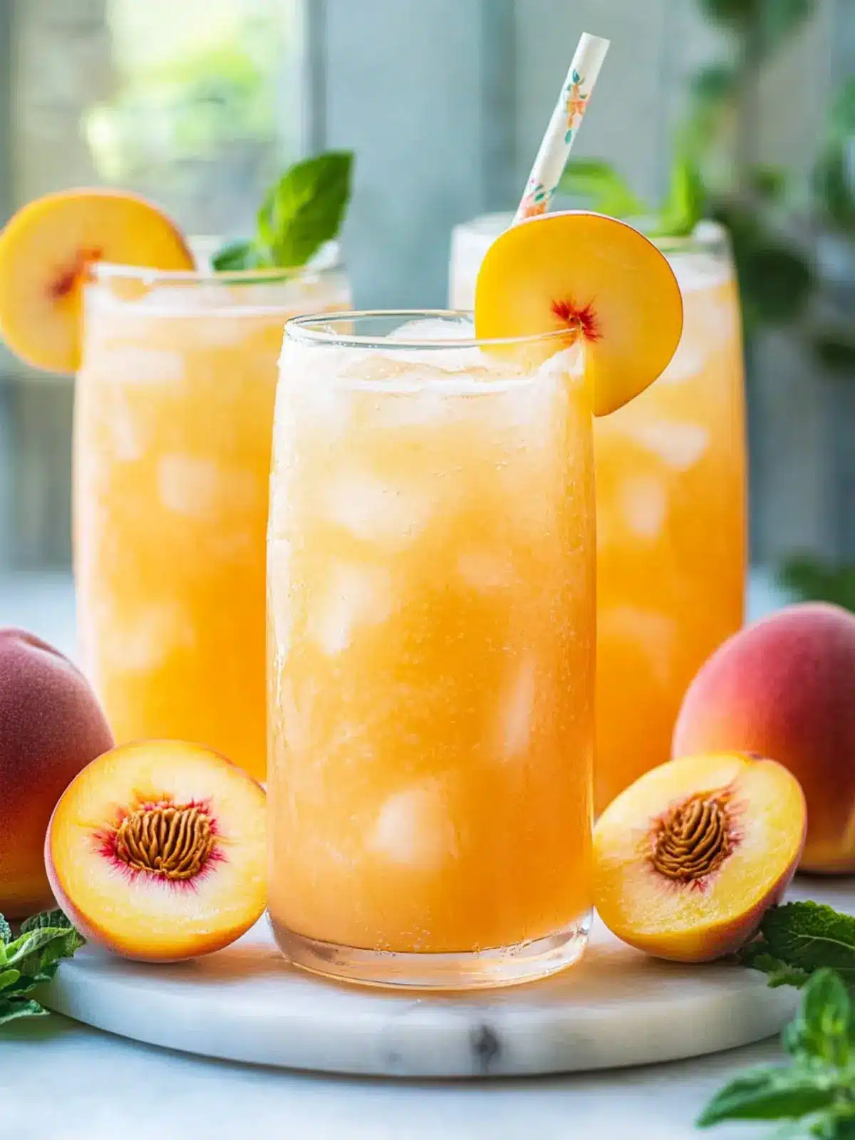 Summer-Sipping Bliss: Refreshing Peach Lemonade Recipe 5 Peach Lemonade