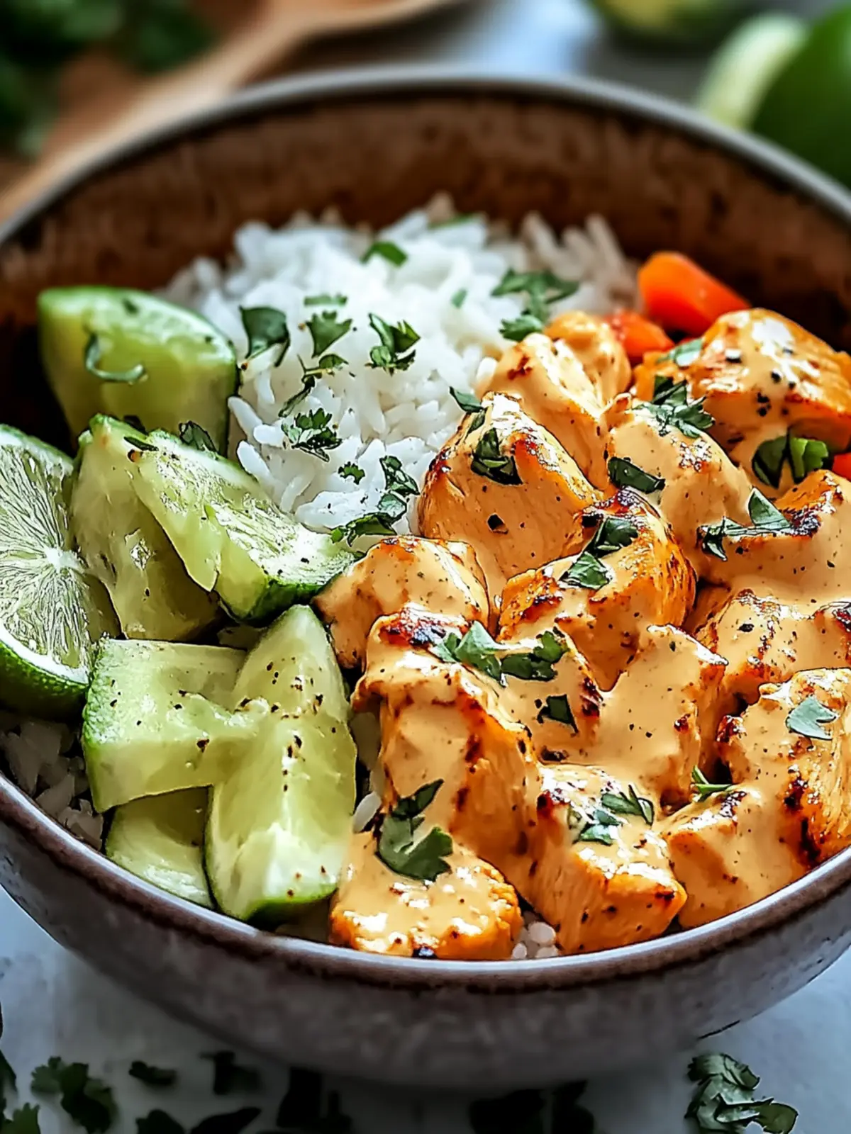 Easy Coconut Chicken Rice Bowl Recipe - Tropical Bliss Awaits 4 Easy Coconut Chicken Rice Bowl Recipe - Tropical Flavor Awaits
