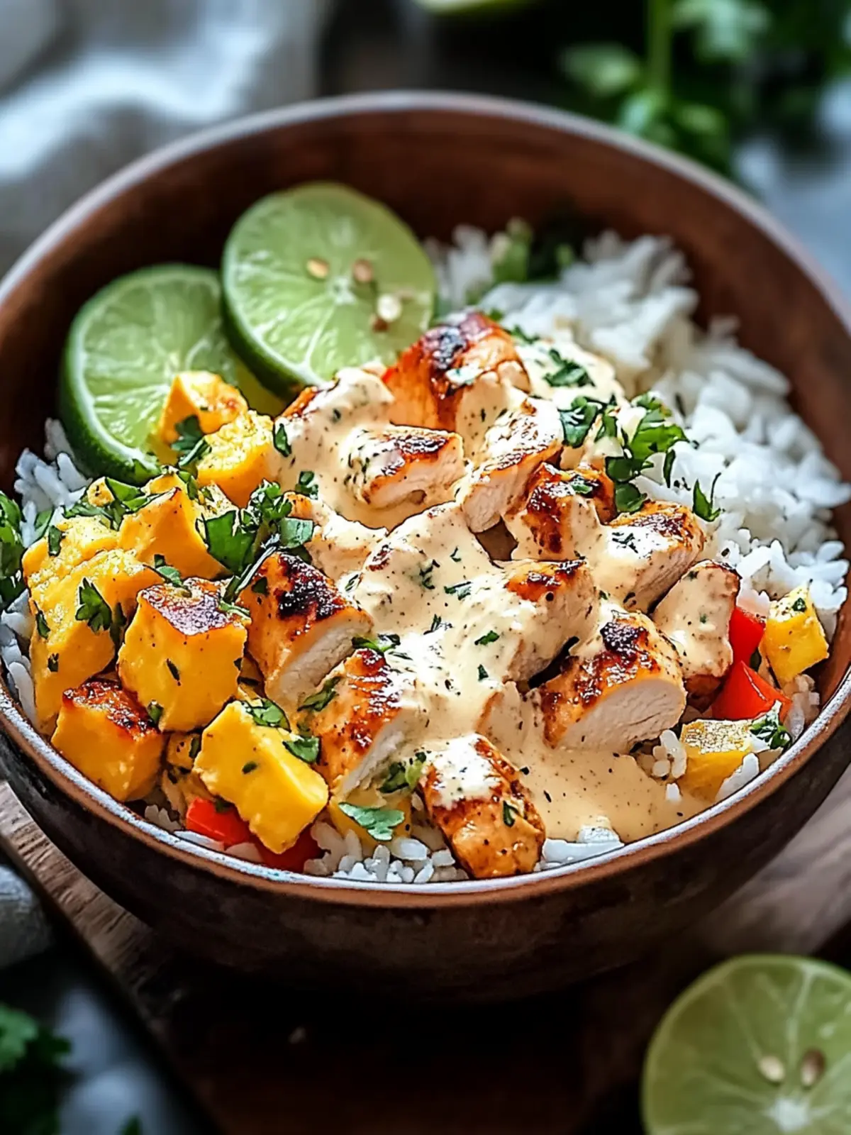 Easy Coconut Chicken Rice Bowl Recipe - Tropical Bliss Awaits 5 Easy Coconut Chicken Rice Bowl Recipe - Tropical Flavor Awaits
