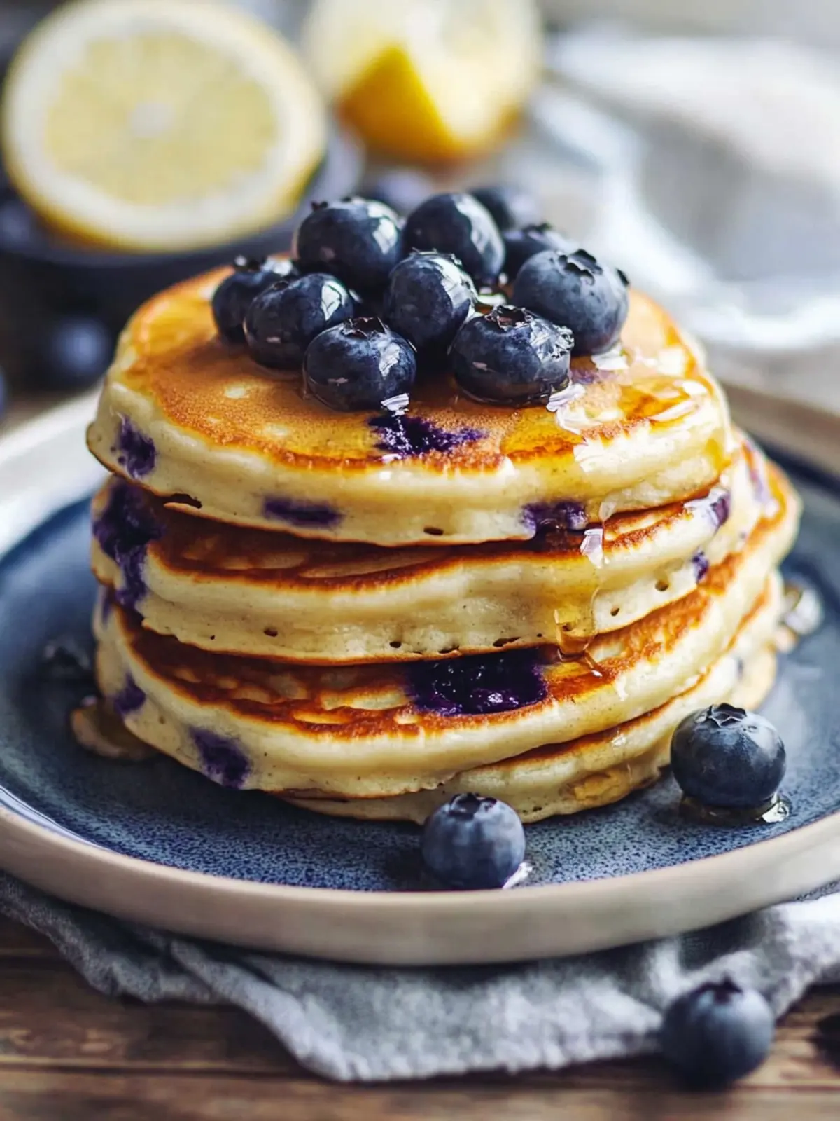 Fluffy Greek Yogurt Blueberry Pancakes for a Sweet Start 2 Greek Yogurt Blueberry Pancakes
