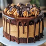 Layered Chocolate Ganache Peanut Butter Cake Delight to Impress 44 Layered Chocolate Ganache Peanut Butter Cake Delight