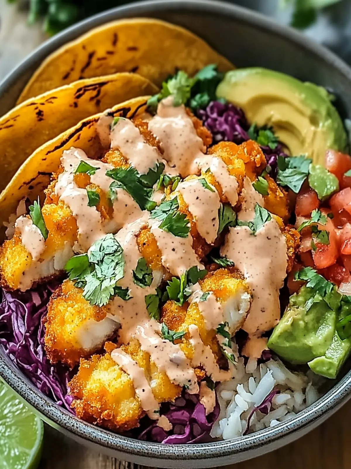 Crispy Fish Taco Bowls: A Flavorful Twist on Taco Night 5 Crispy Fish Taco Bowls: A Flavorful Twist for Taco Night