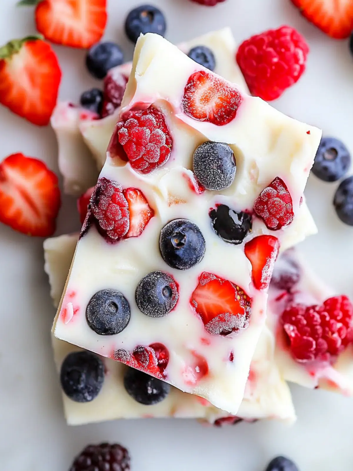 Frozen Yogurt Bark with Berries: A Guilt-Free Chill Treat 4 Frozen Yogurt Bark with Berries