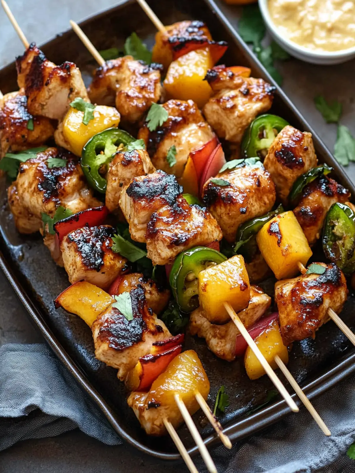 Spicy Jalapeno Peach Chicken Skewers to Sizzle Your Summer 3 Jalapeno Peach Chicken Skewers