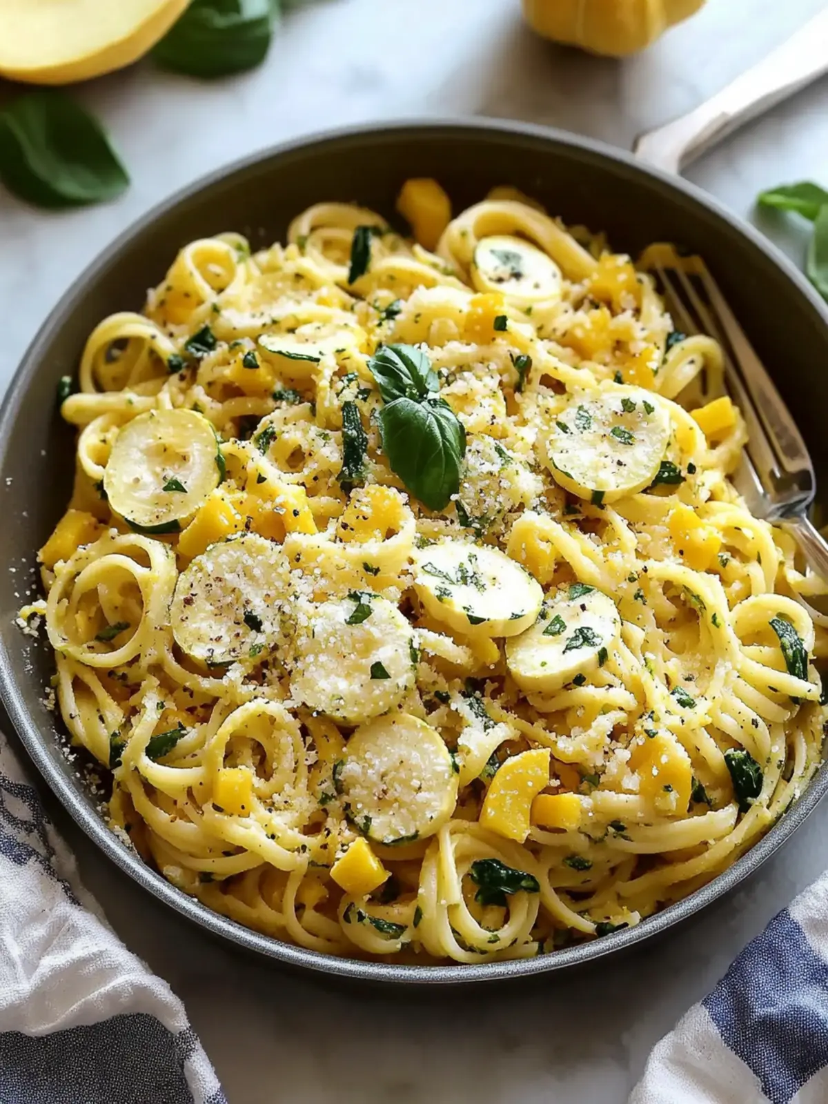 Light Summer Squash Pasta
