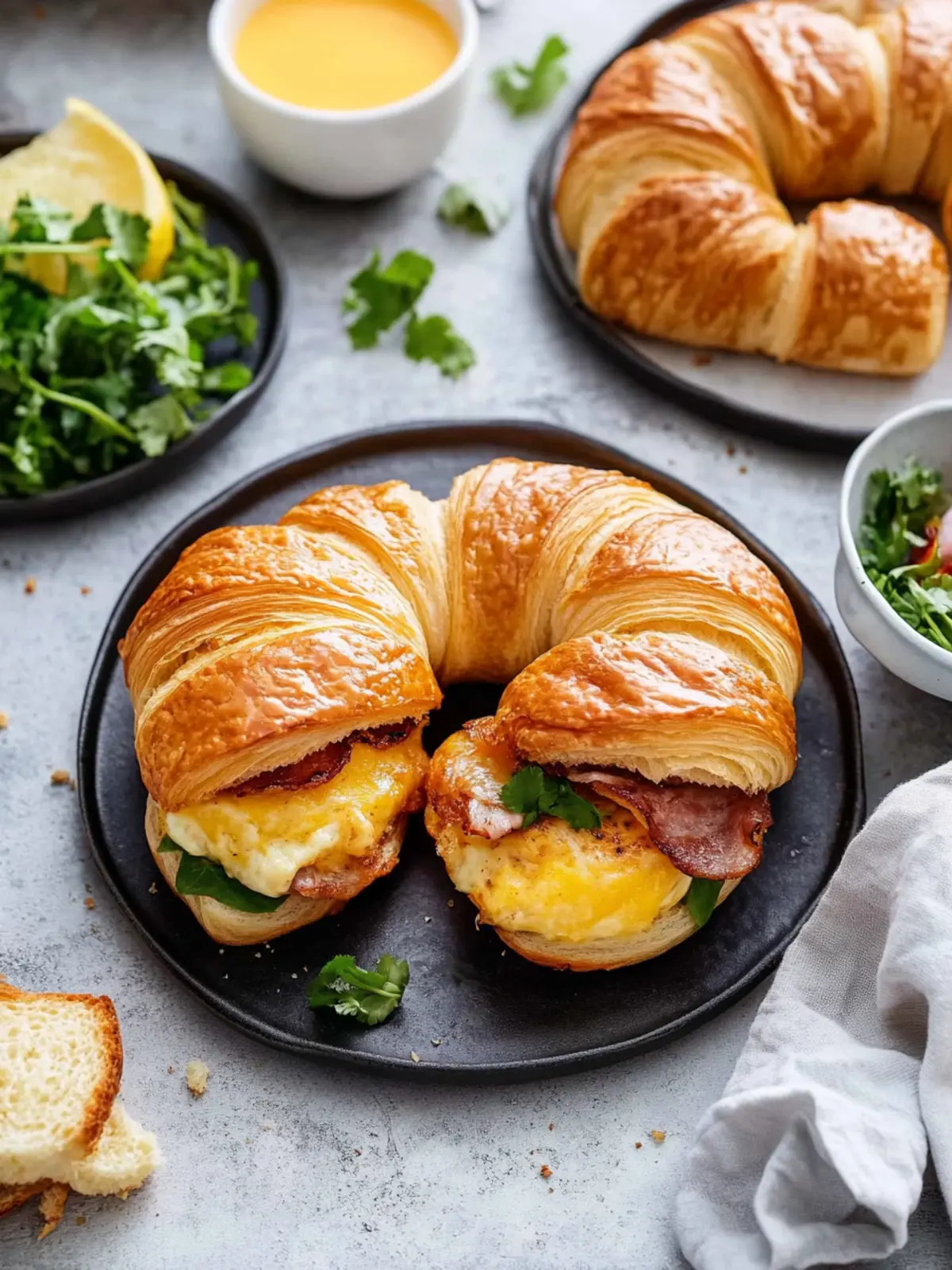 Irresistible Croissant Breakfast Sandwiches You’ll Crave Daily 2 Croissant Breakfast Sandwiches