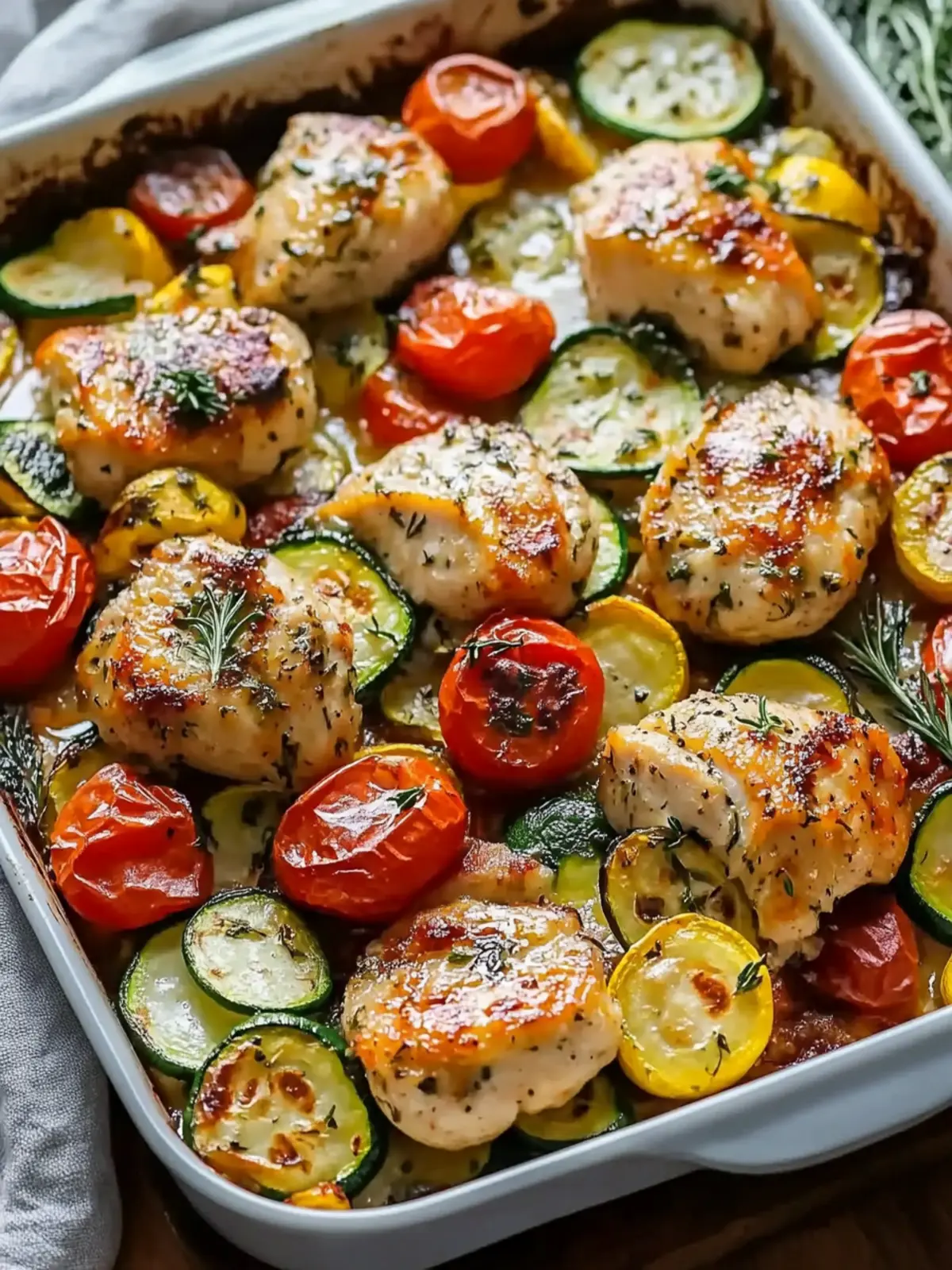 Sheet Pan Mediterranean Chicken & Zucchini – Quick & Healthy Delight 3 Sheet Pan Mediterranean Chicken & Zucchini – Easy & Healthy One Pan Meal