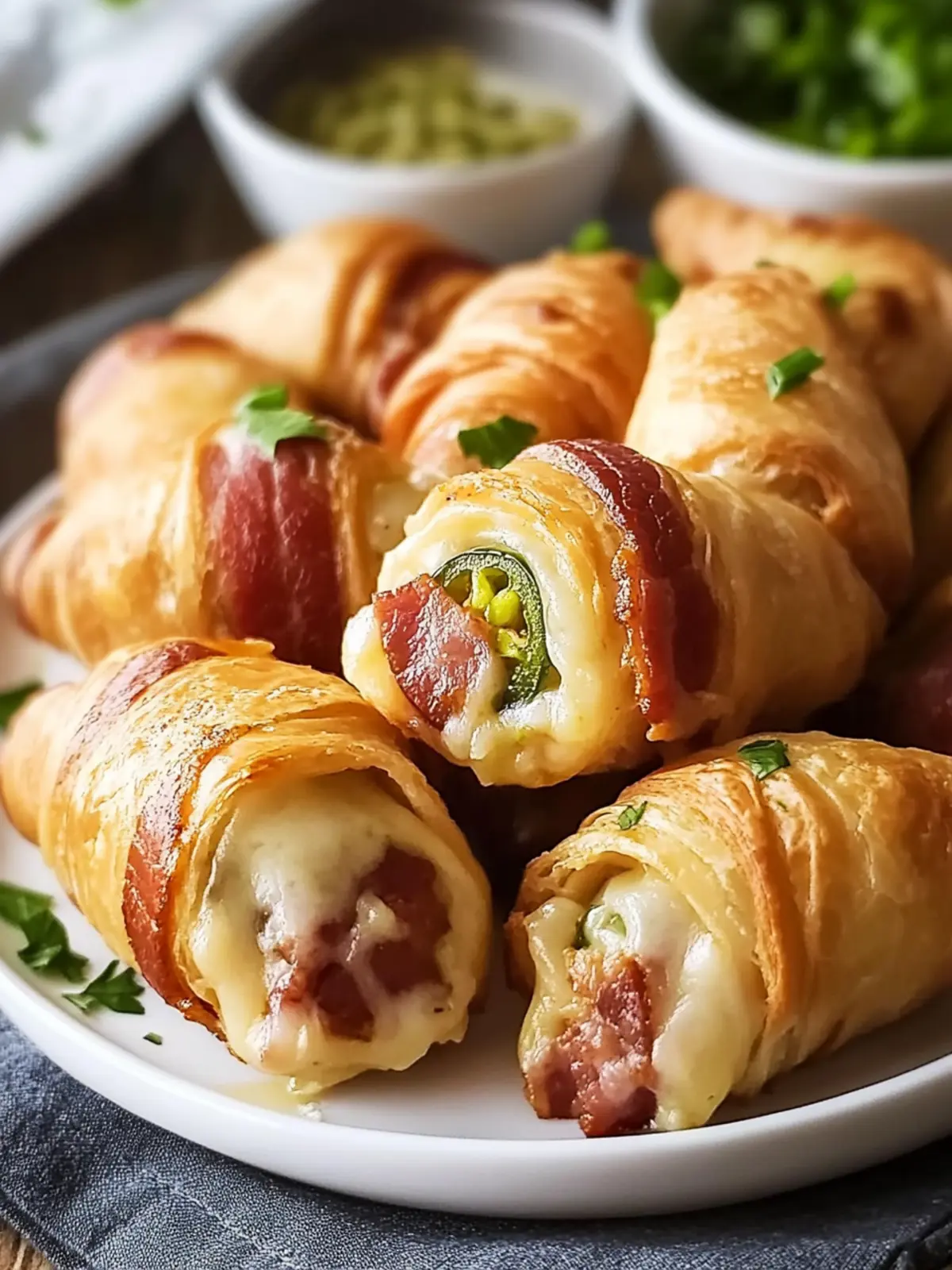 Delicious Bacon Jalapeño Cheese Pigs in a Blanket Recipe You’ll Love 4 Delicious Bacon Jalapeño Cheese Pigs in a Blanket Recipe