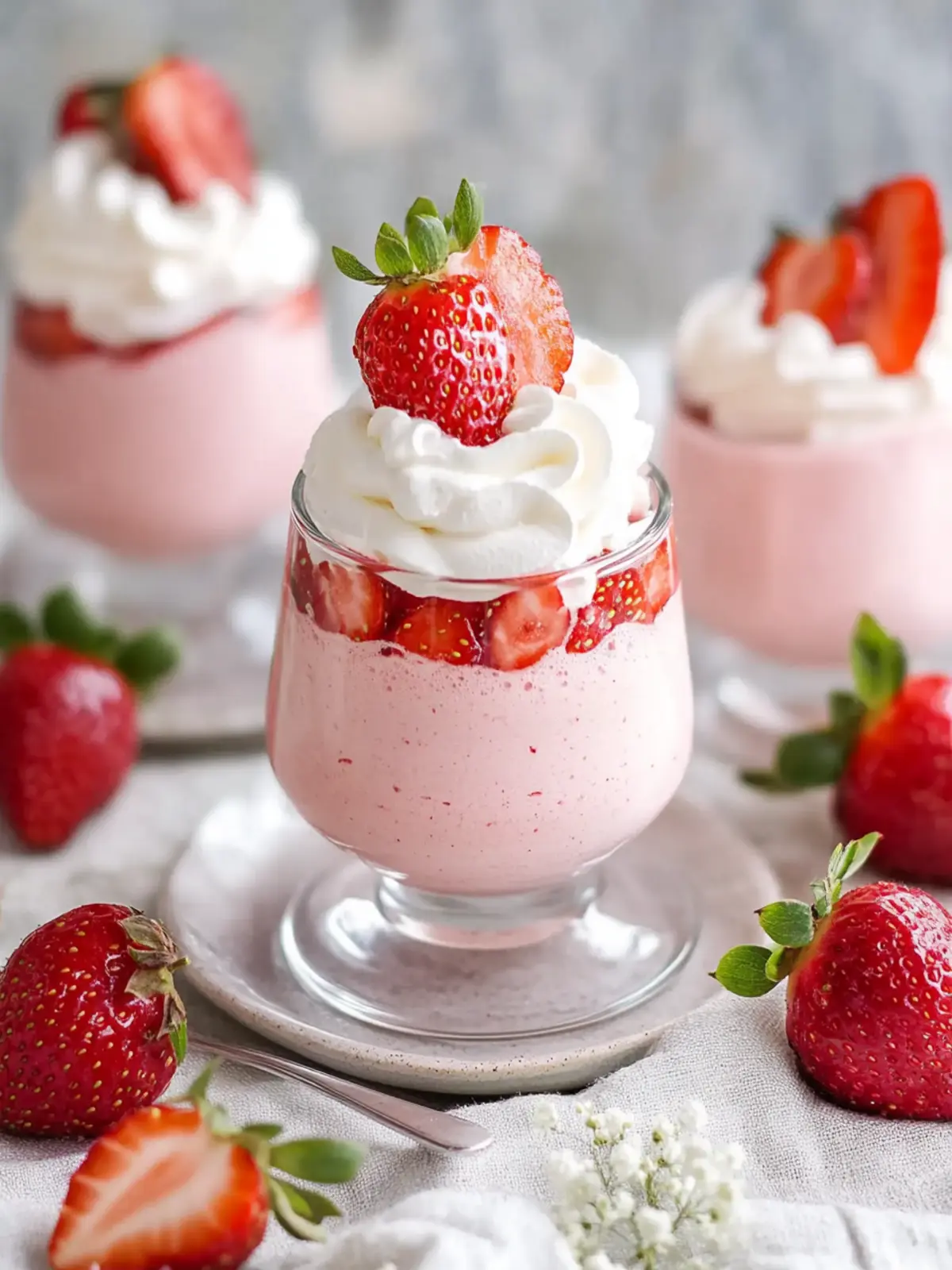 Irresistible Strawberry Mousse: Light, Fluffy & Guilt-Free Delight 3 Strawberry Mousse