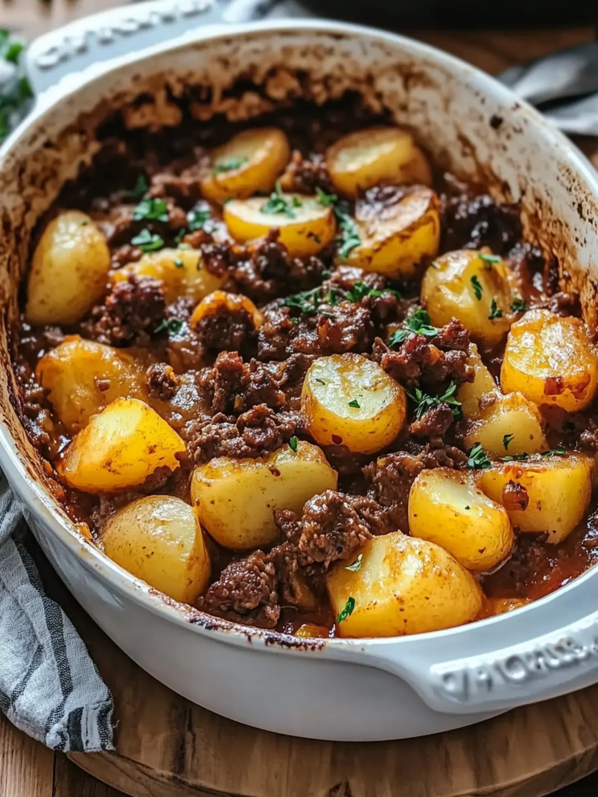 Hearty Cozy Cowboy Casserole with Beef and Potatoes Magic 4 Cozy Cowboy Casserole with Beef and Potatoes