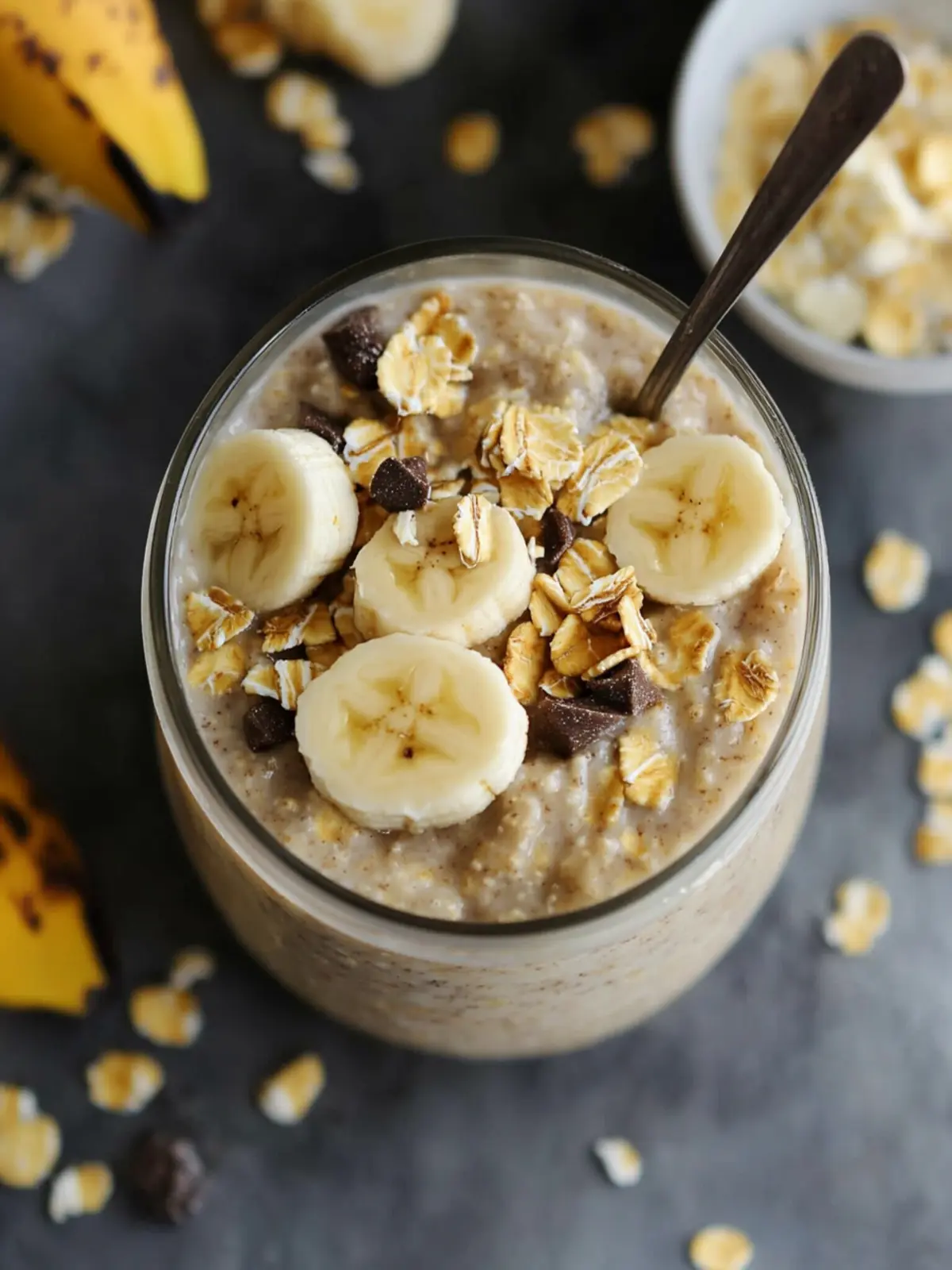 Banana Bread Overnight Oats for a Cozy, Healthy Breakfast 2 Banana Bread Overnight Oats