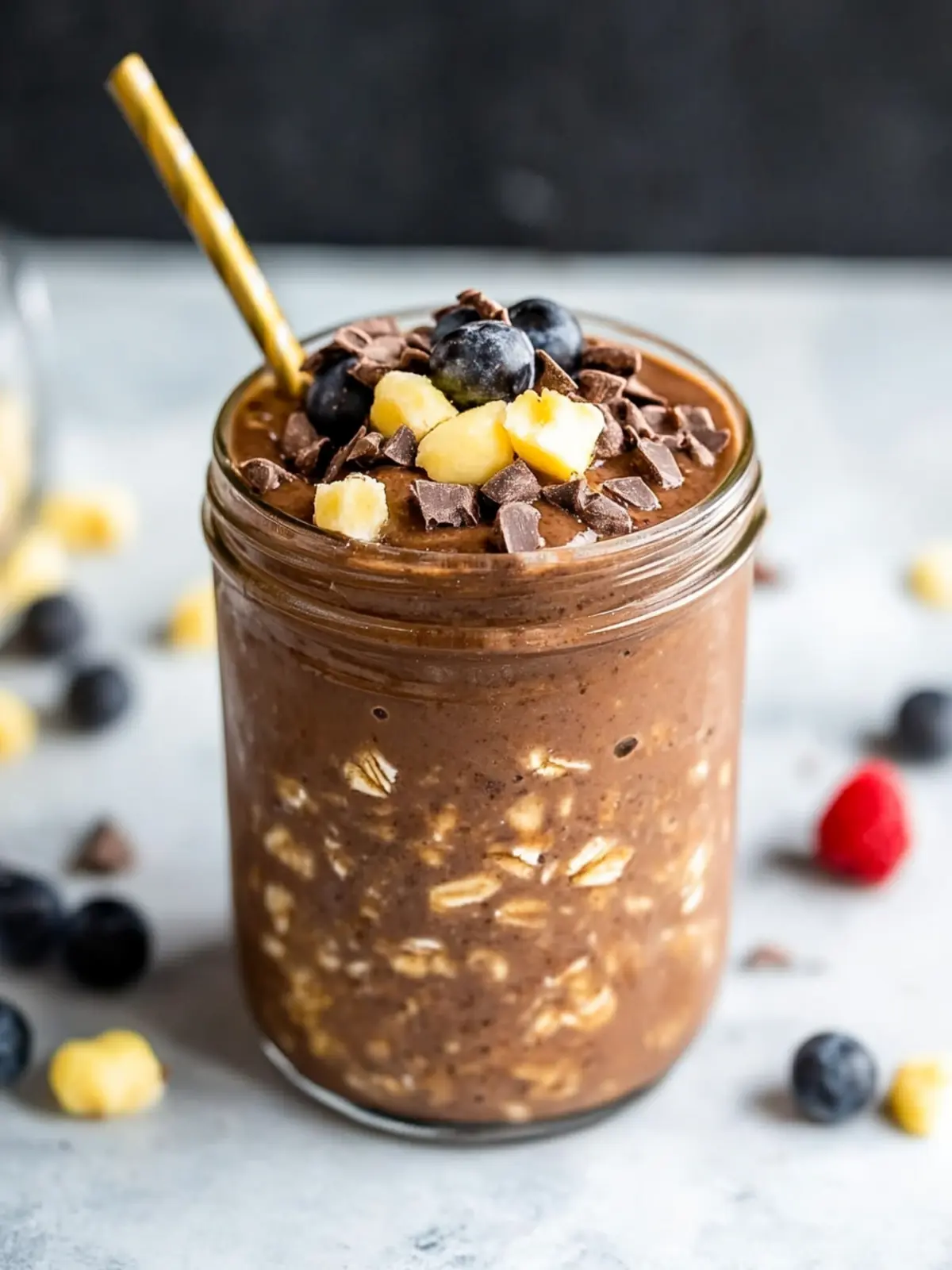Decadent Brownie Batter Overnight Oats for a Sweet Morning Treat 4 Brownie Batter Overnight Oats