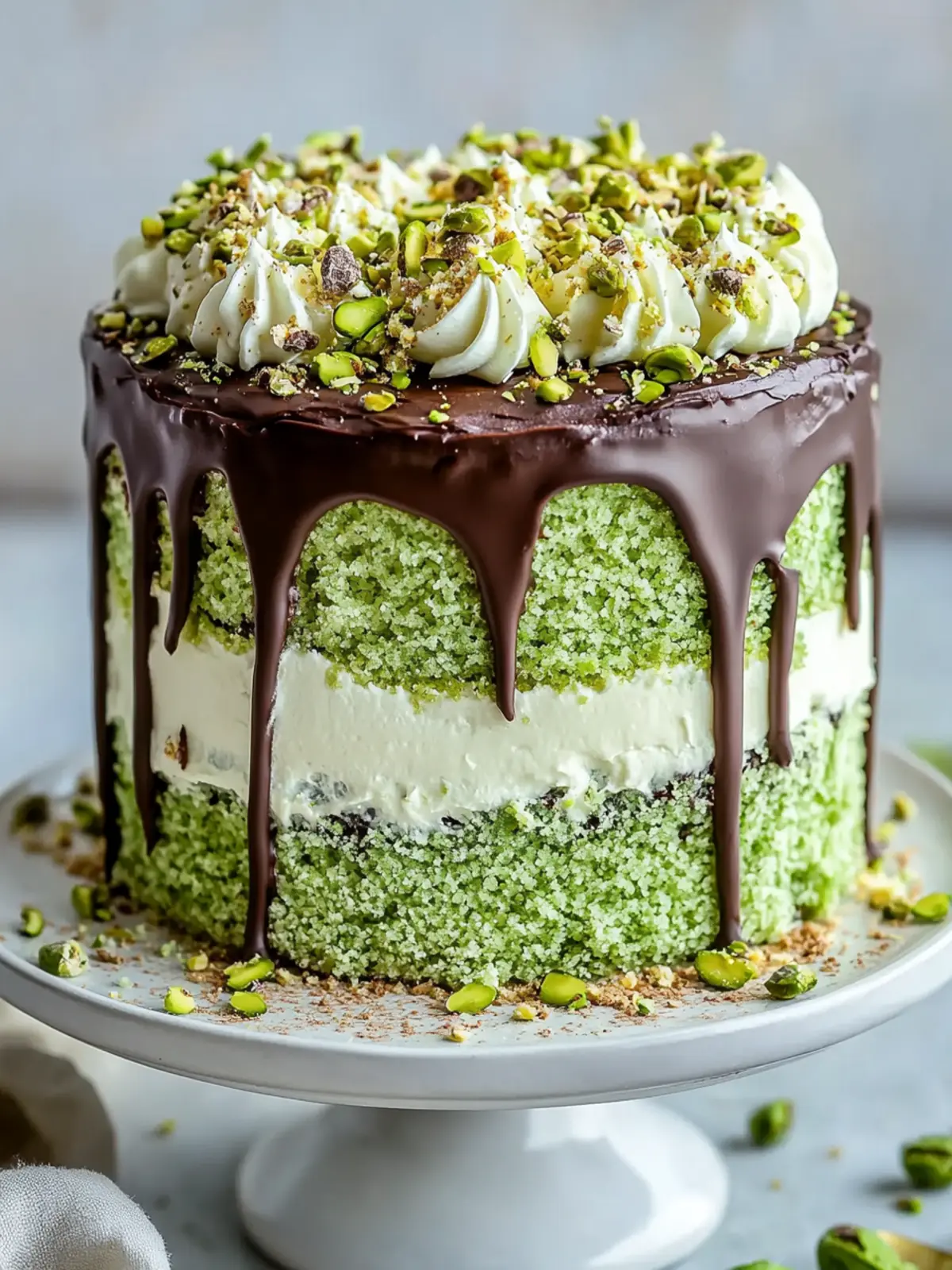 Dubai Chocolate Pistachio Cake: The Ultimate Viral Crunch Layer Cake