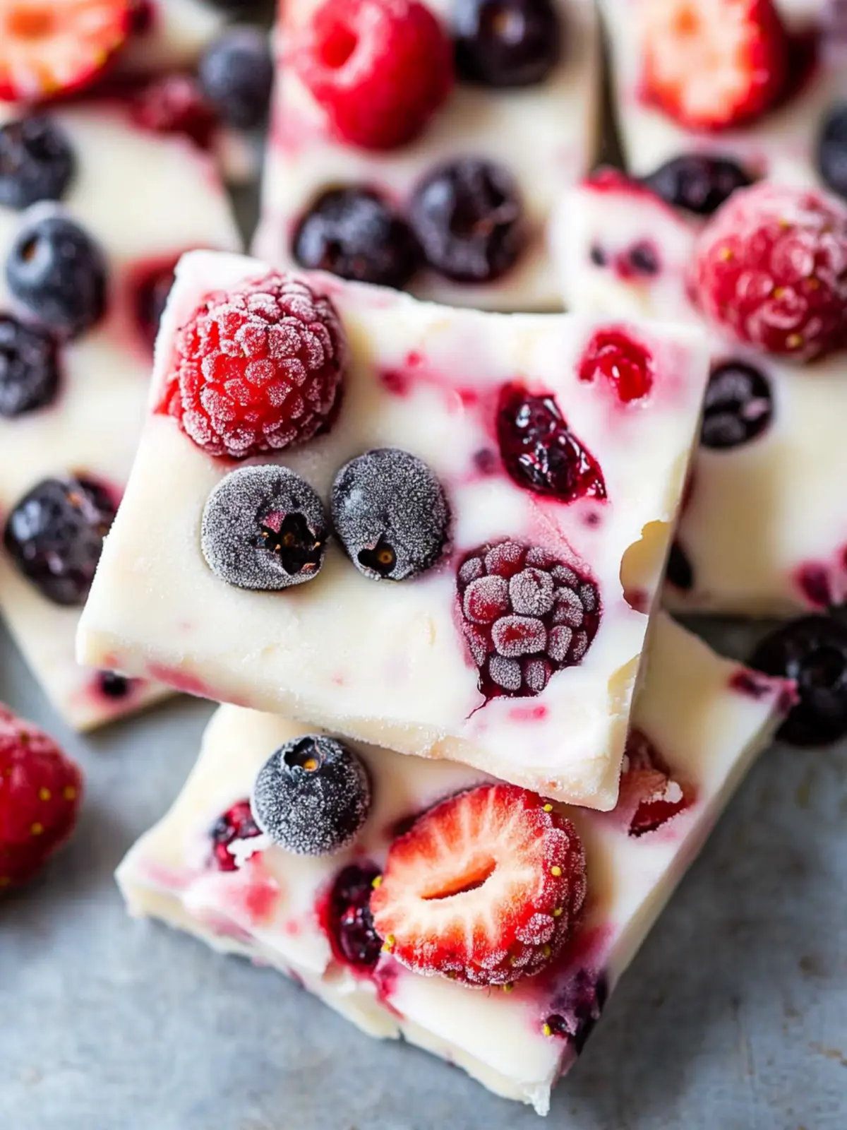 Frozen Yogurt Bark with Berries: A Guilt-Free Chill Treat 3 Frozen Yogurt Bark with Berries