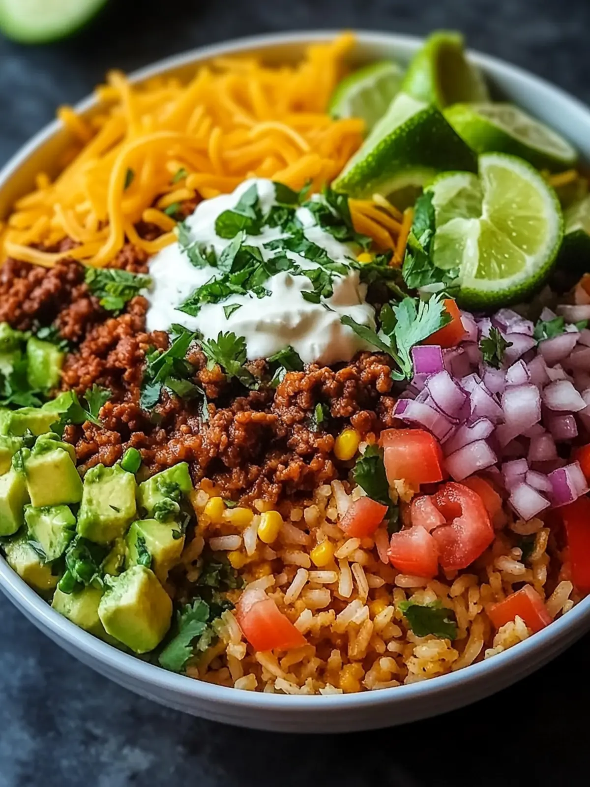 Easy Taco Rice Bowl - Quick and Healthy Dinner Delight 4 Easy Taco Rice Bowl – Quick and Healthy Dinner Idea