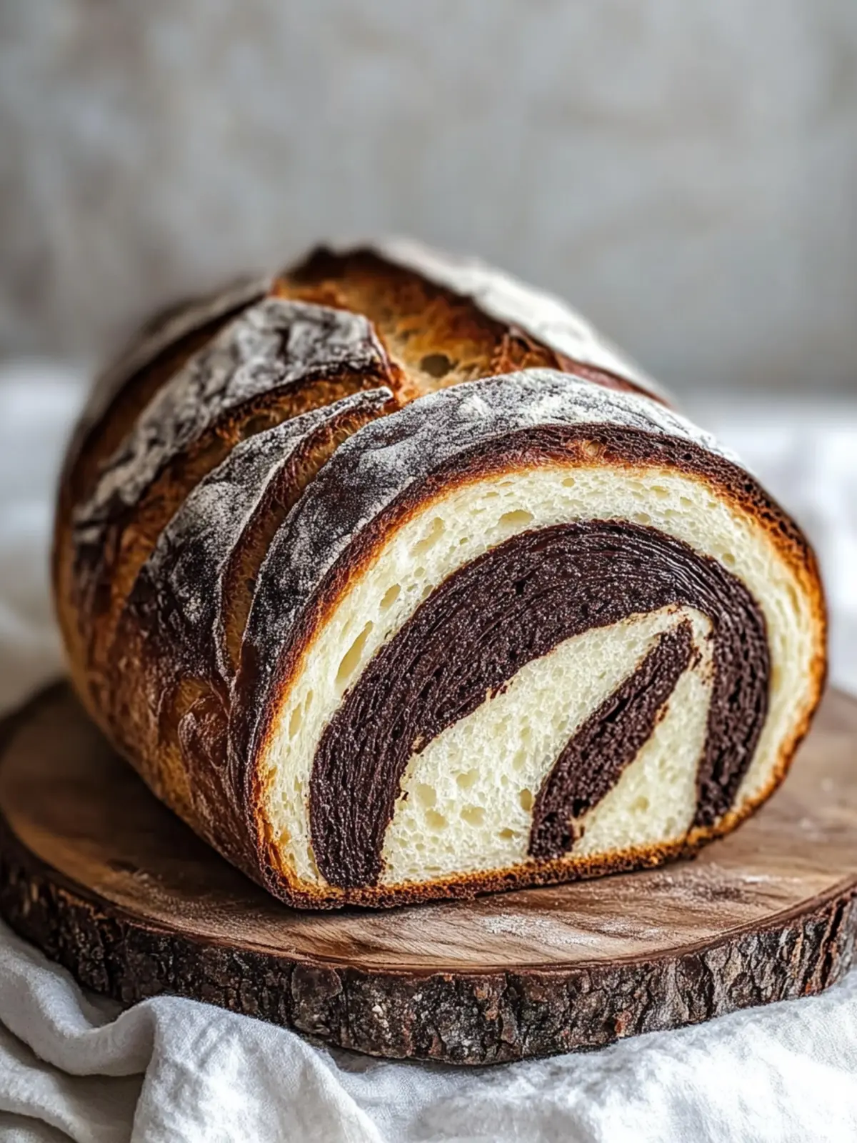 Chocolate Swirl Sourdough: Indulge in Rich, Layered Bliss
