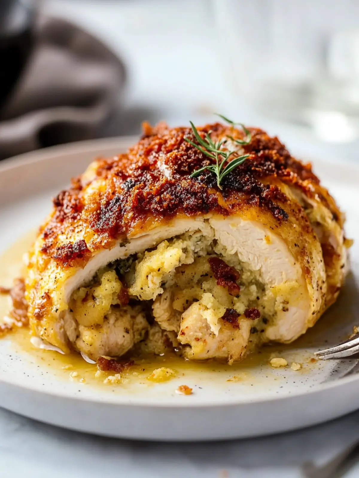 Ruth Chris Stuffed Chicken Recipe - Easy Gourmet for Home 2 Ruth Chris Stuffed Chicken Recipe