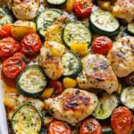 Sheet Pan Mediterranean Chicken & Zucchini – Quick & Healthy Delight 7 Sheet Pan Mediterranean Chicken & Zucchini – Easy & Healthy One Pan Meal