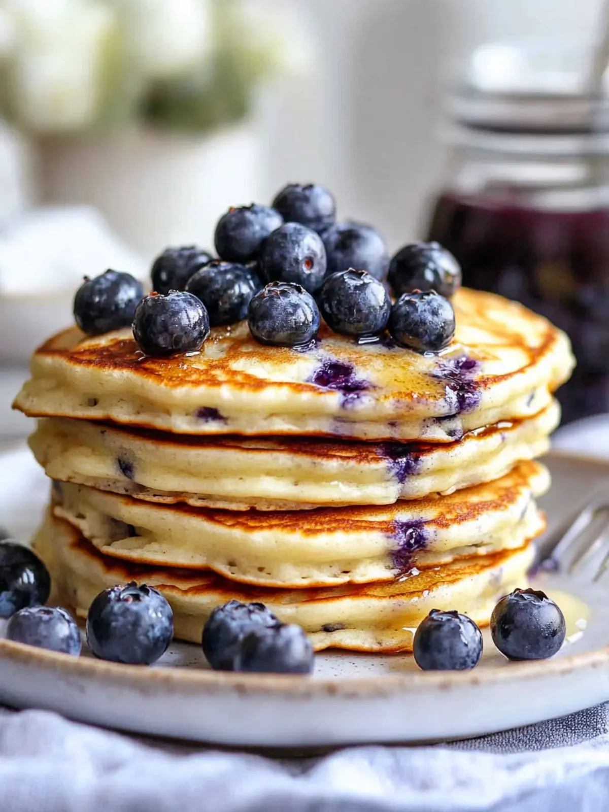 Fluffy Greek Yogurt Blueberry Pancakes for a Sweet Start 5 Greek Yogurt Blueberry Pancakes