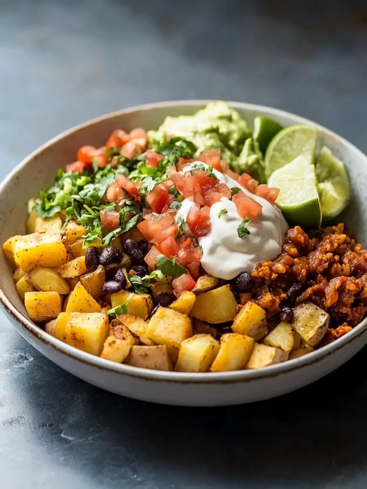 Crispy Loaded Potato Taco Bowl Recipe for Ultimate Comfort Food 3 Crispy Loaded Potato Taco Bowl Recipe