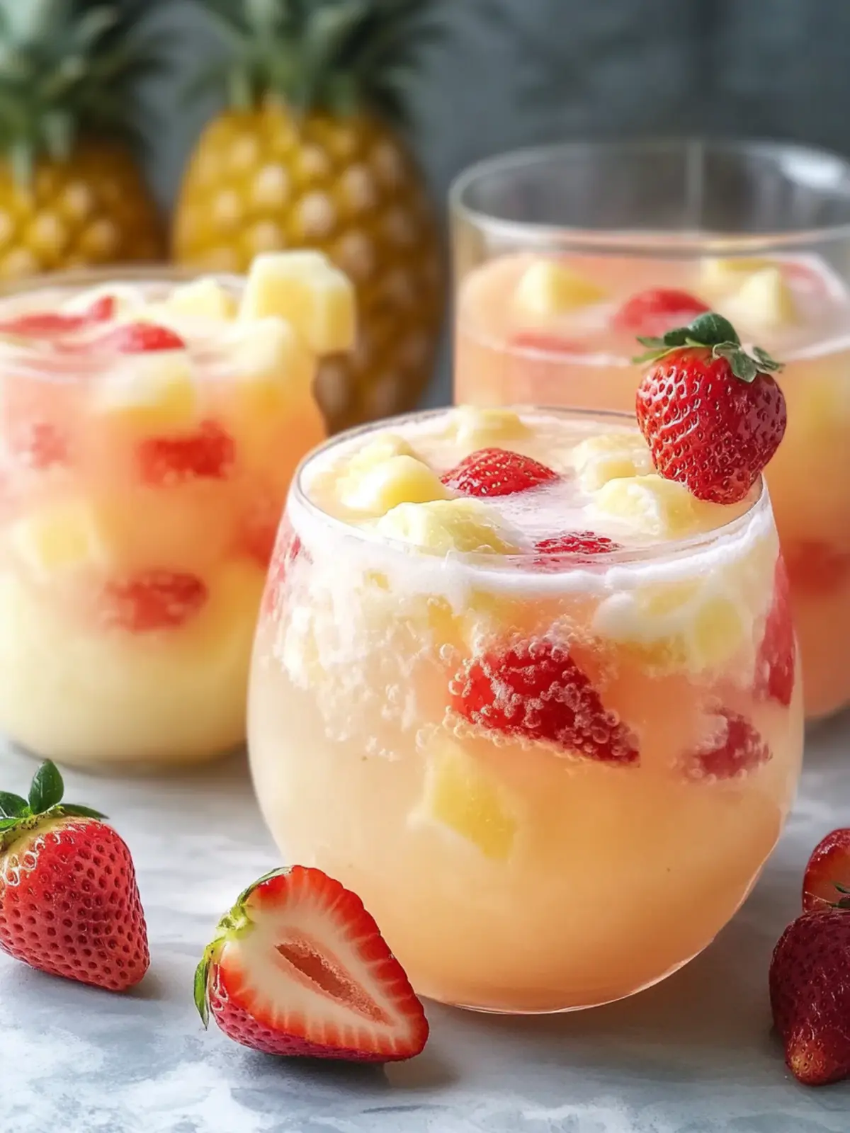 Beat the Heat with Strawberry Piña Colada Punch (Party Size) 5 Strawberry Piña Colada Punch (Party Size)