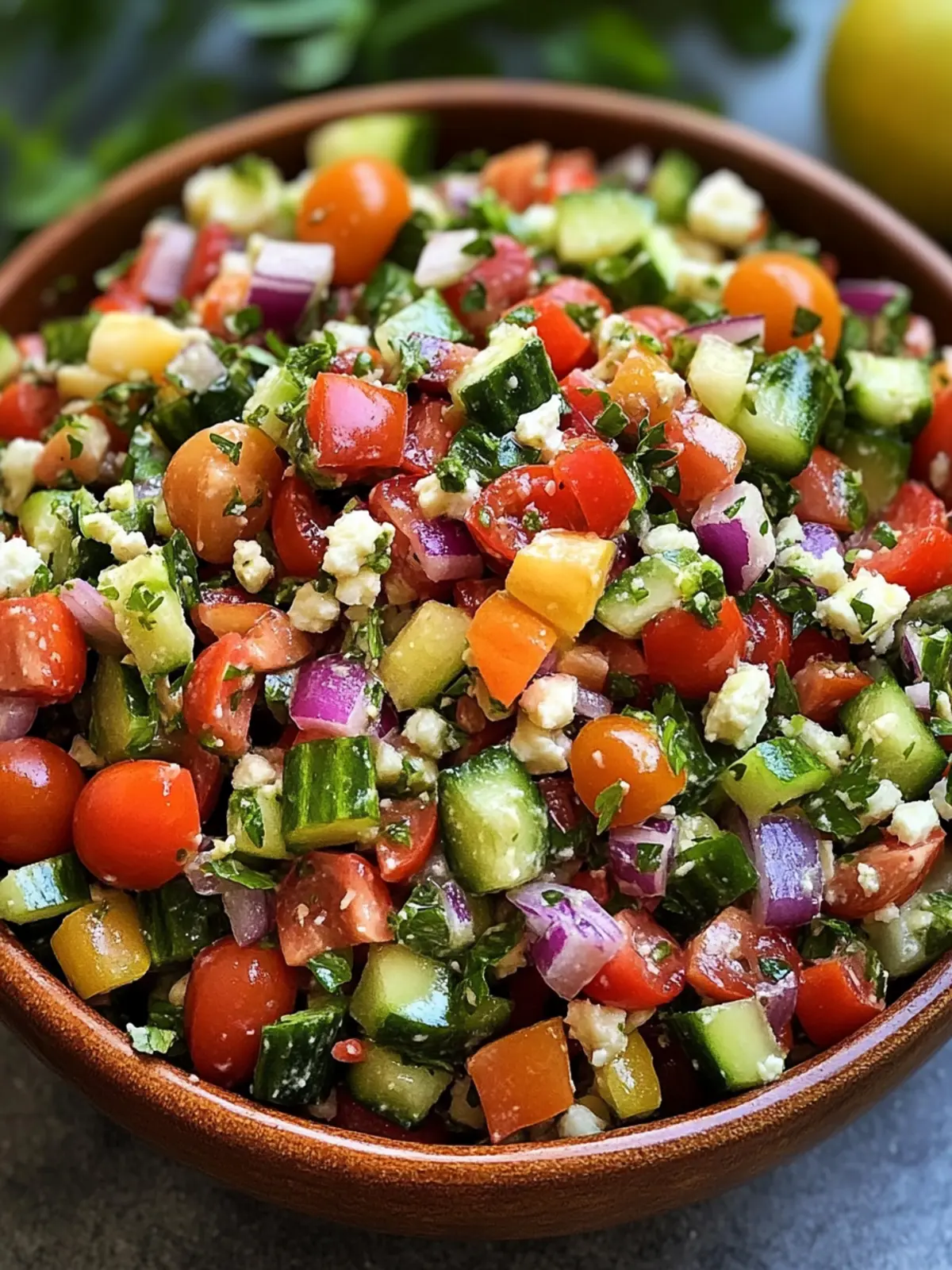 Mediterranean Chopped Salad: Fresh, Easy, and Totally Irresistible 3 Mediterranean Chopped Salad