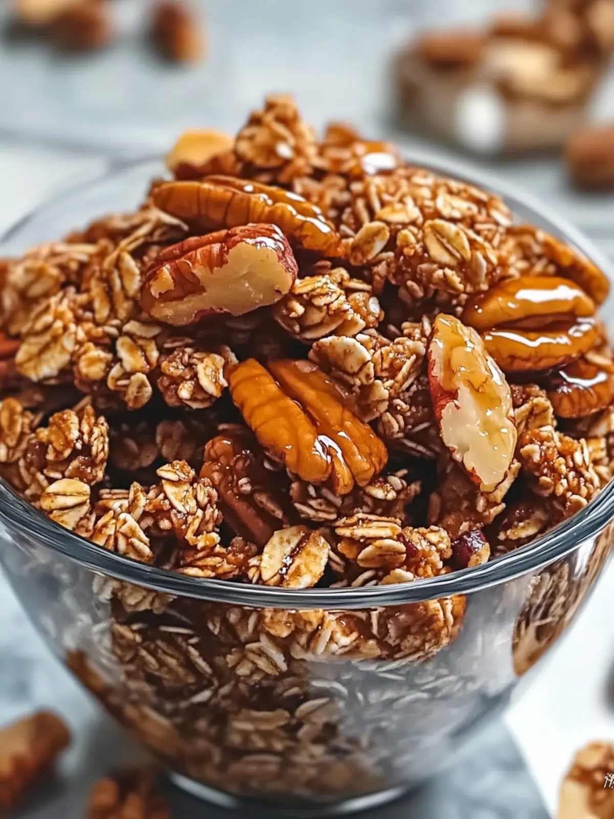 Make Crunchy Golden Maple Pecan Granola at Home Today 2 Golden Maple Pecan Granola