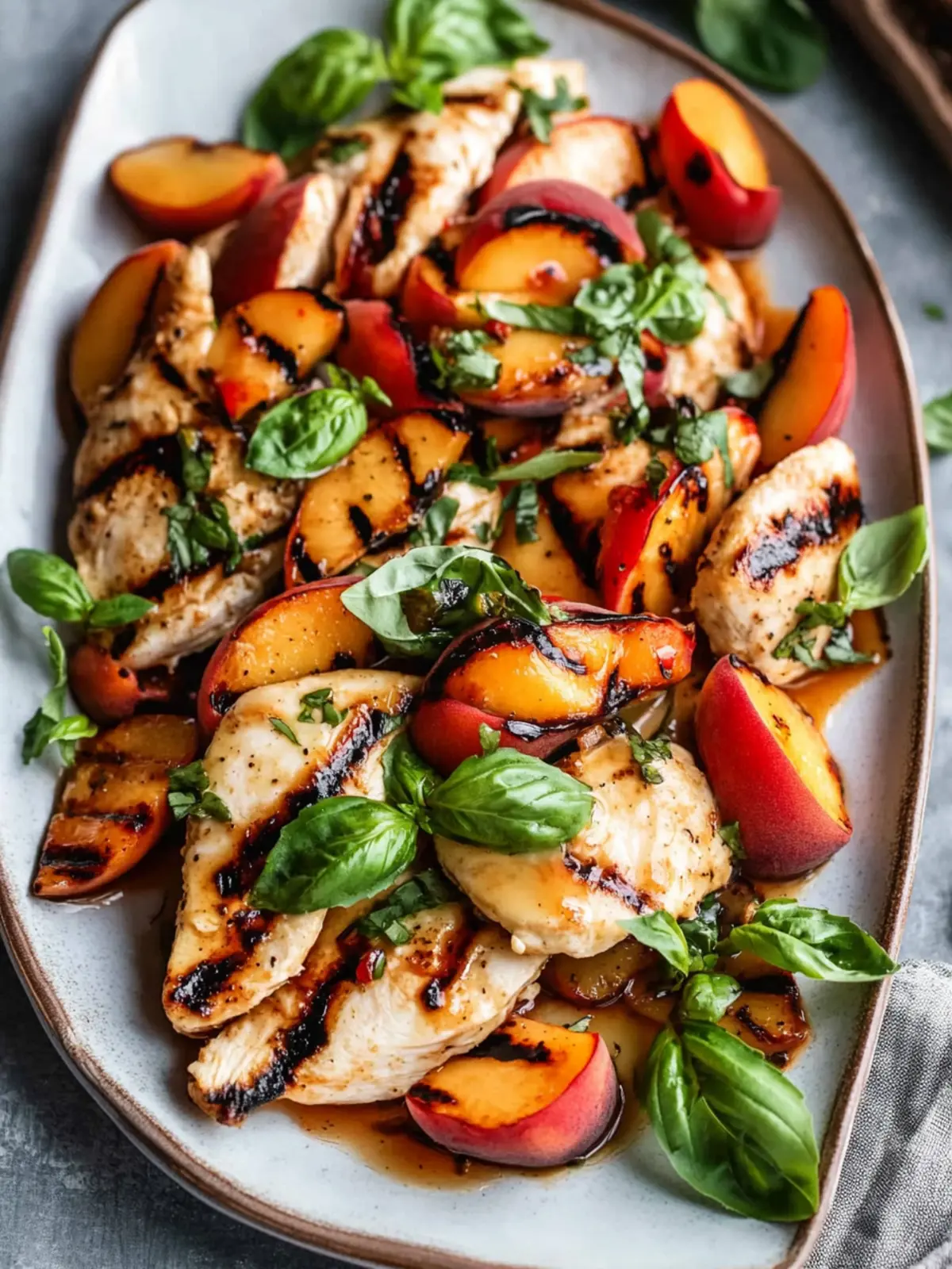 Peach Caprese Grilled Chicken for a Perfect Summer Feast 5 Peach Caprese Grilled Chicken