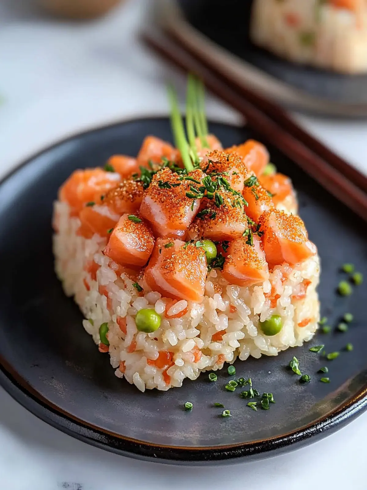 Salmon Crispy Rice: A Delectable Fusion Appetizer You’ll Love 2 Salmon Crispy Rice