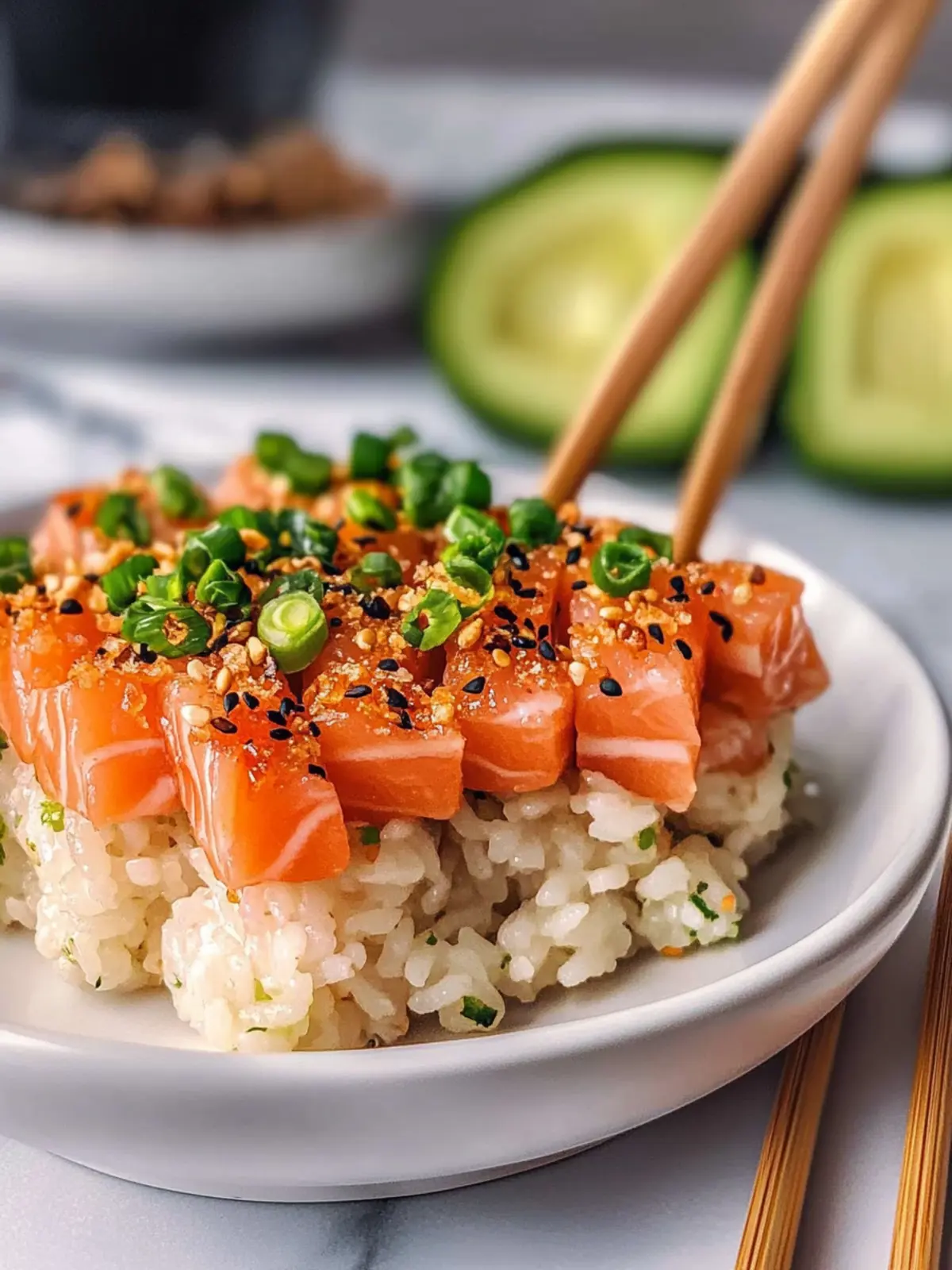 Salmon Crispy Rice: A Delectable Fusion Appetizer You’ll Love 5 Salmon Crispy Rice