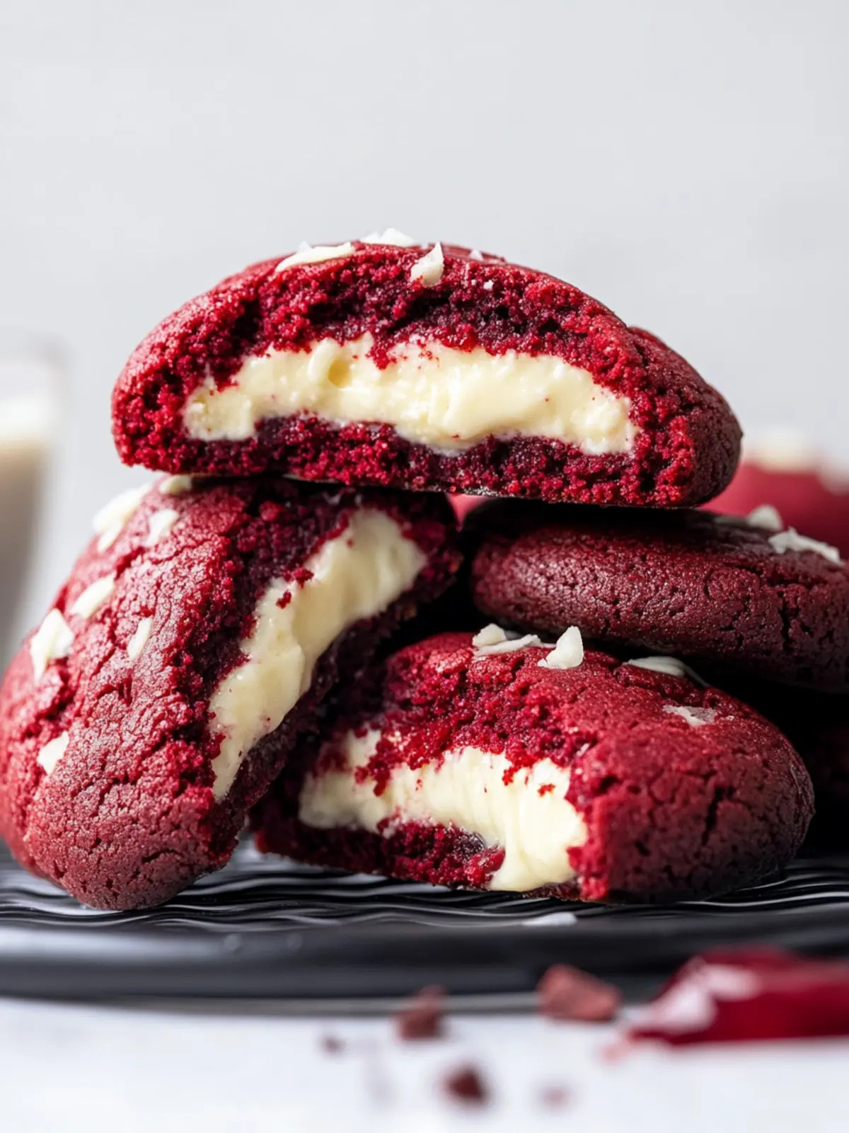 Irresistible Red Velvet Cheesecake Cookies You'll Adore 2 Red Velvet Cheesecake Cookies