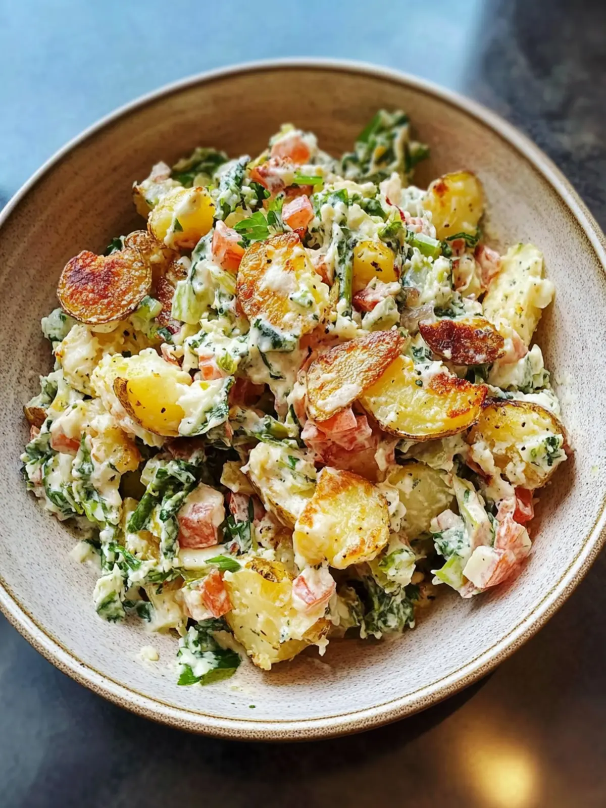 Crispy Smashed Potato Salad: Your New Summer Favorite! 2 Crispy Smashed Potato Salad