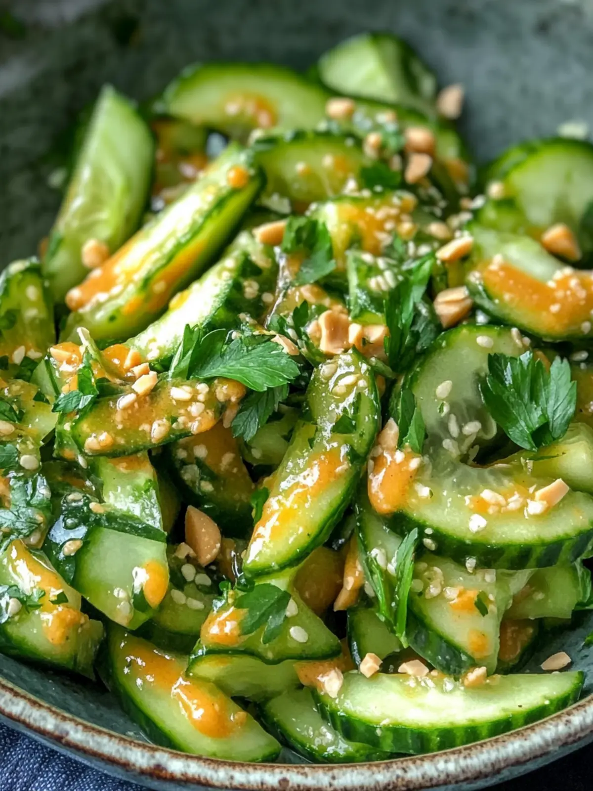Easy Cucumber and Peanut Butter Salad Recipe for Refreshing Flavor 3 Easy Cucumber and Peanut Butter Salad Recipe