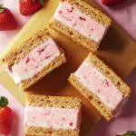 No-Churn Strawberry Ice Cream Sandwiches for Summer Bliss 8 Strawberry Ice Cream Sandwiches