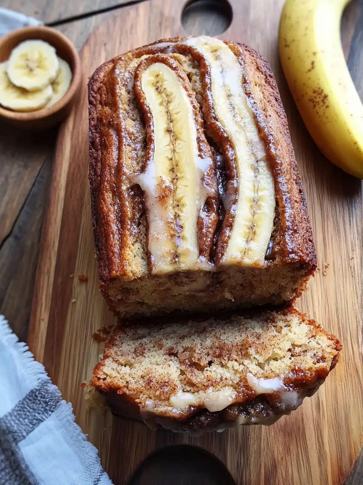 Cinnamon Roll Banana Bread: Vegan Delight in Every Slice 2 Cinnamon Roll Banana Bread