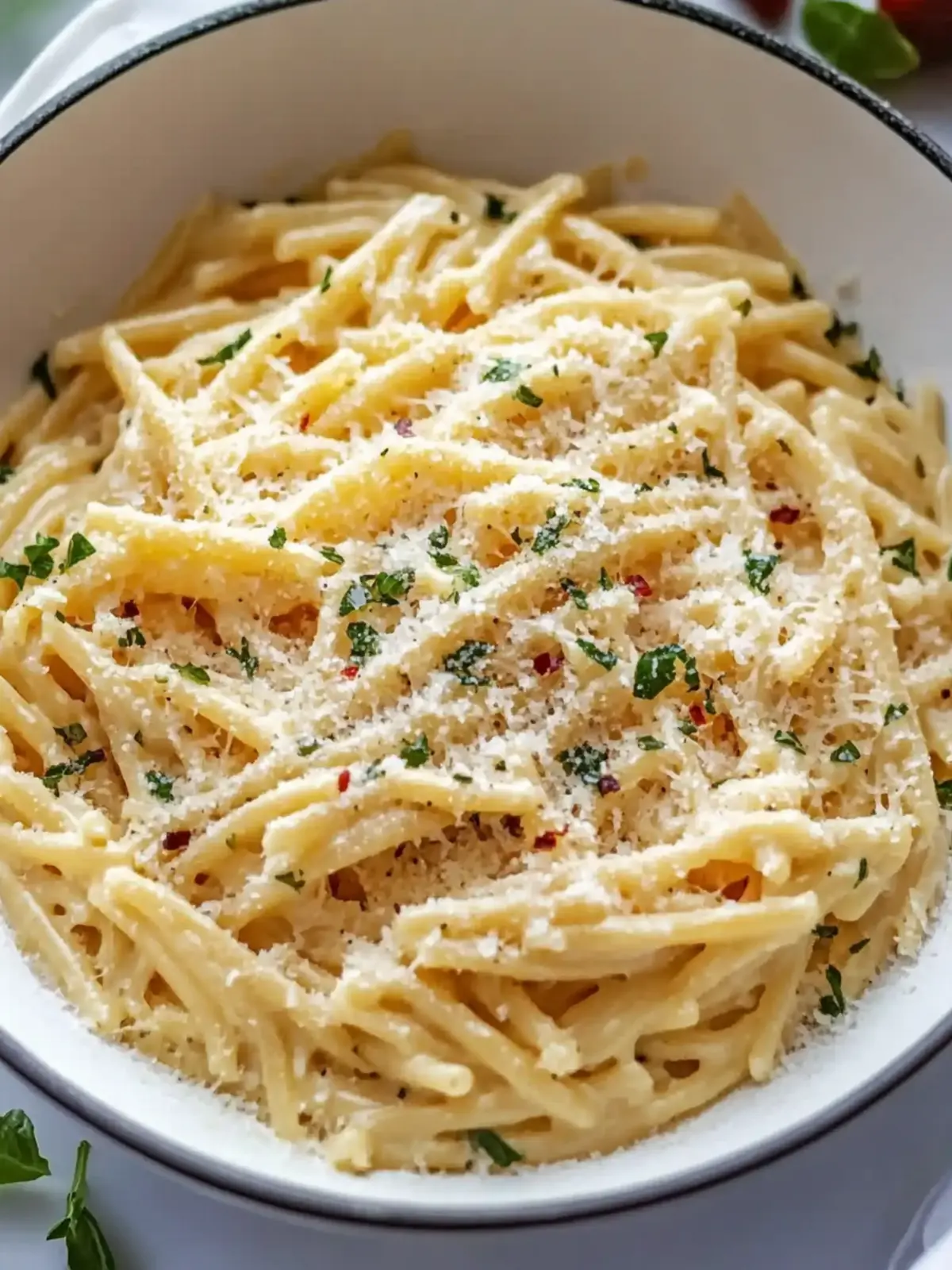 One Pot Creamy Garlic Pasta in Just 20 Minutes Bliss 2 One Pot Creamy Garlic Pasta (Just 20 Minutes!)