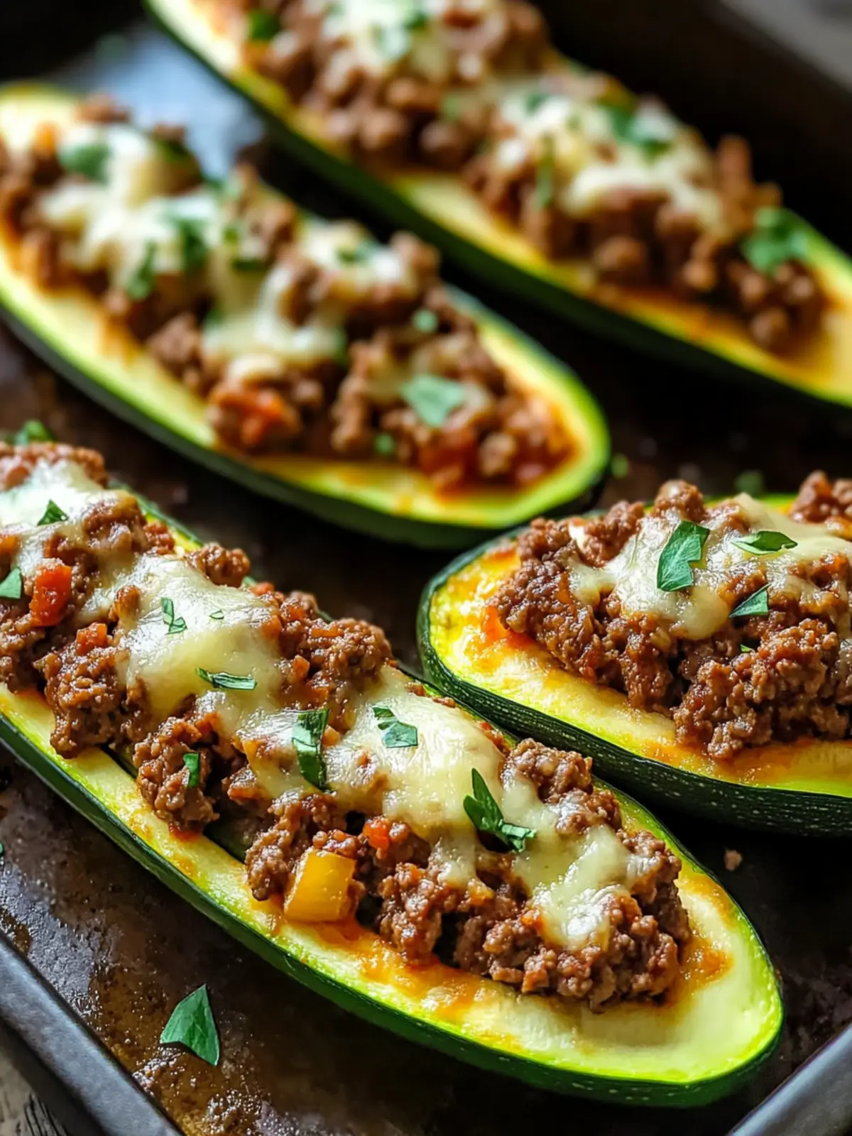 Savory 30-Min Ground Beef Zucchini Boats Your Family Will Love 3 30-Min Ground Beef Zucchini Boats (Healthy & Delicious)