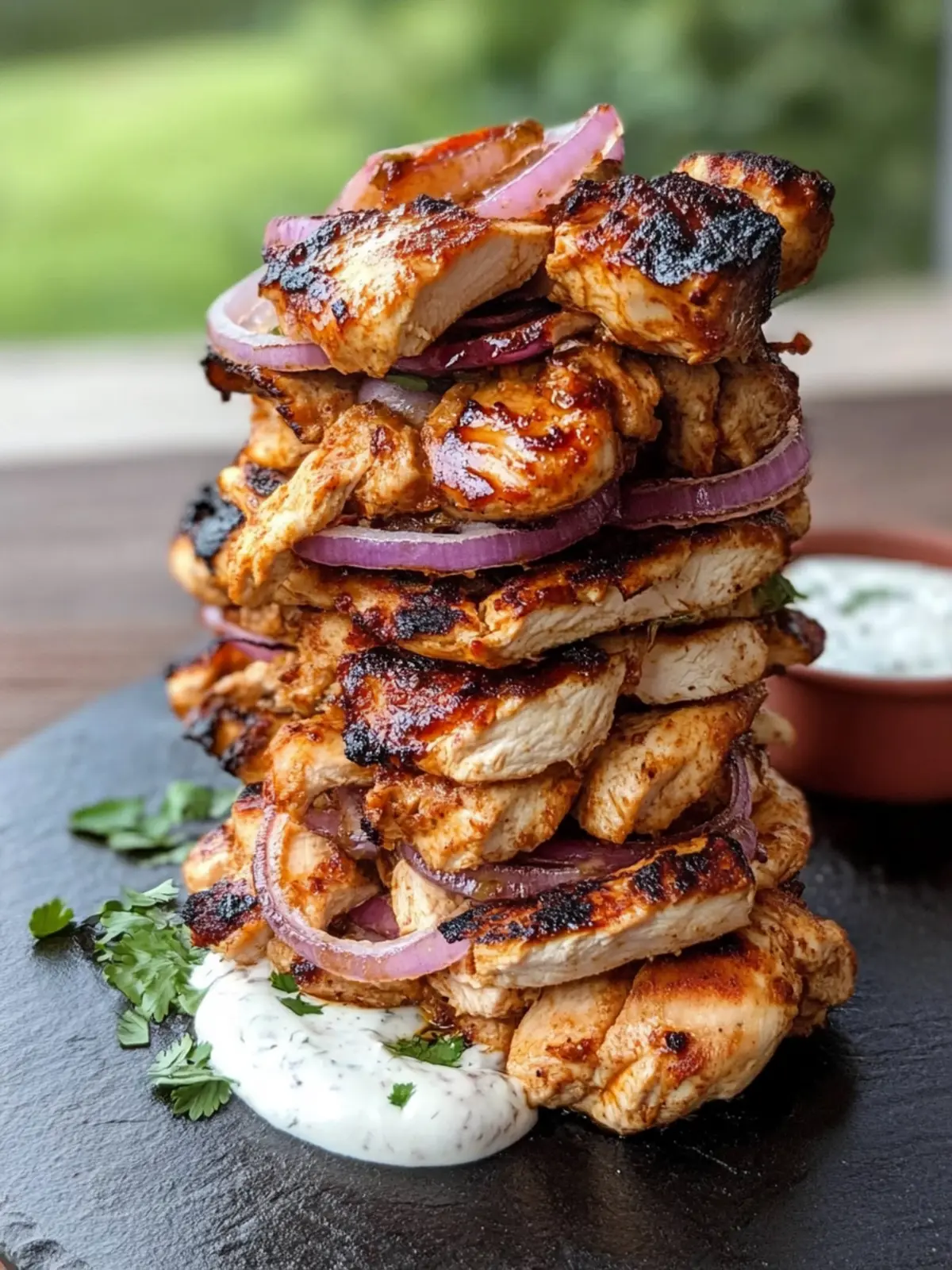 Savory Easy Chicken Shawarma Tower Baked to Perfection 4 Easy Chicken Shawarma Tower Baked in the Oven
