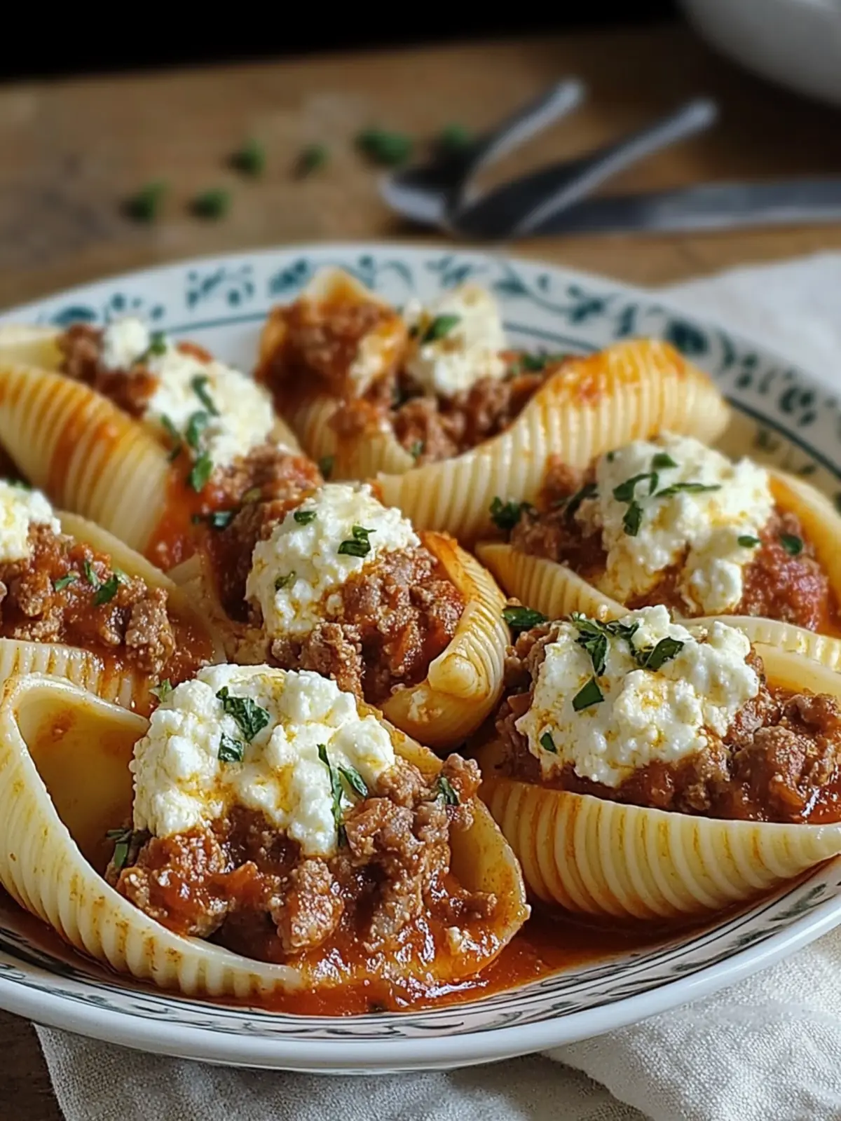 Irresistible Beef-Stuffed Shells with Creamy Ricotta Magic 2 Beef-Stuffed Shells with Creamy Ricotta