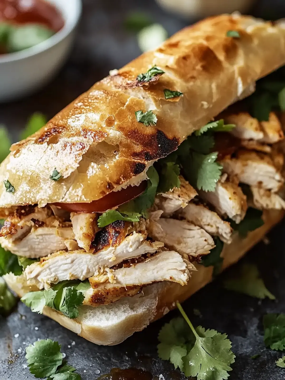 Satisfy Cravings with a Savory Chicken Torta Sandwich 5 Chicken Torta Sandwich