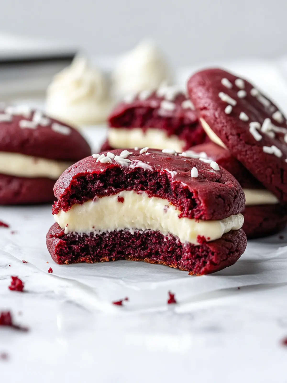 Irresistible Red Velvet Cheesecake Cookies You'll Adore 4 Red Velvet Cheesecake Cookies