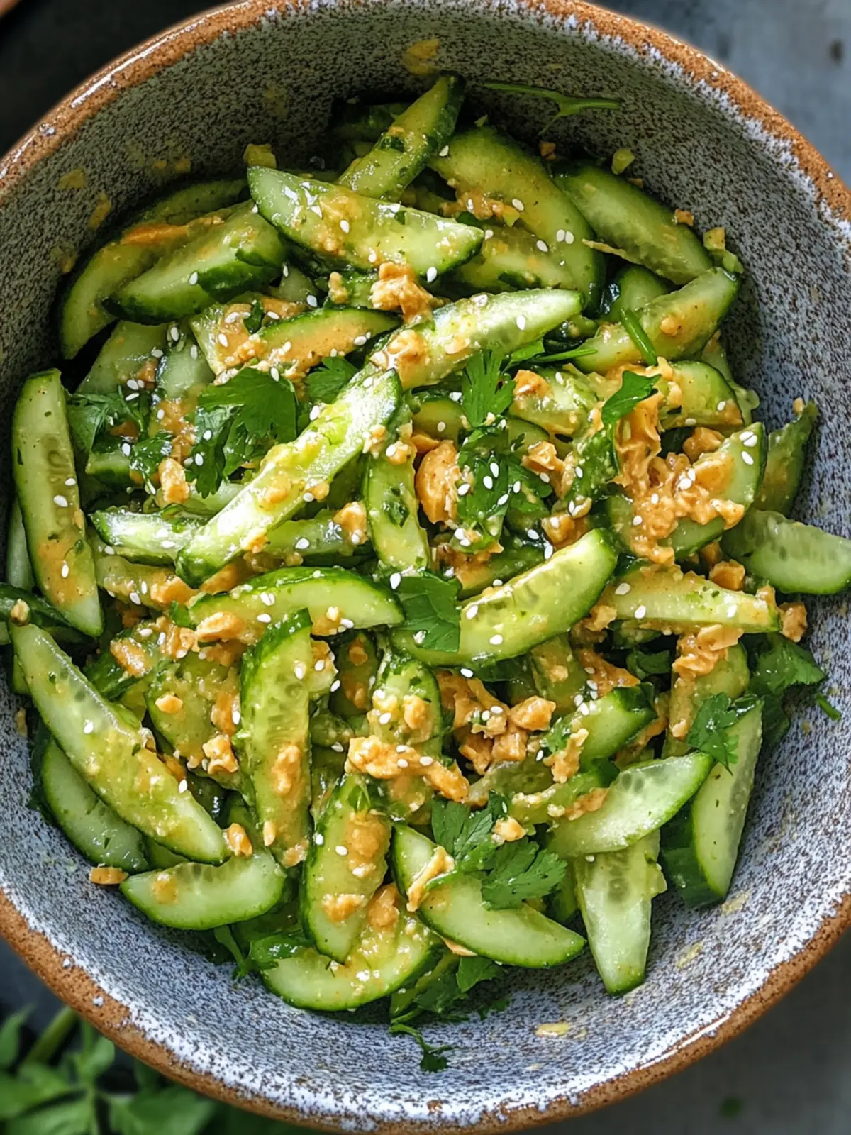 Zesty Cucumber Peanut Butter Salad for a Fresh Twist 5 Cucumber Peanut Butter Salad