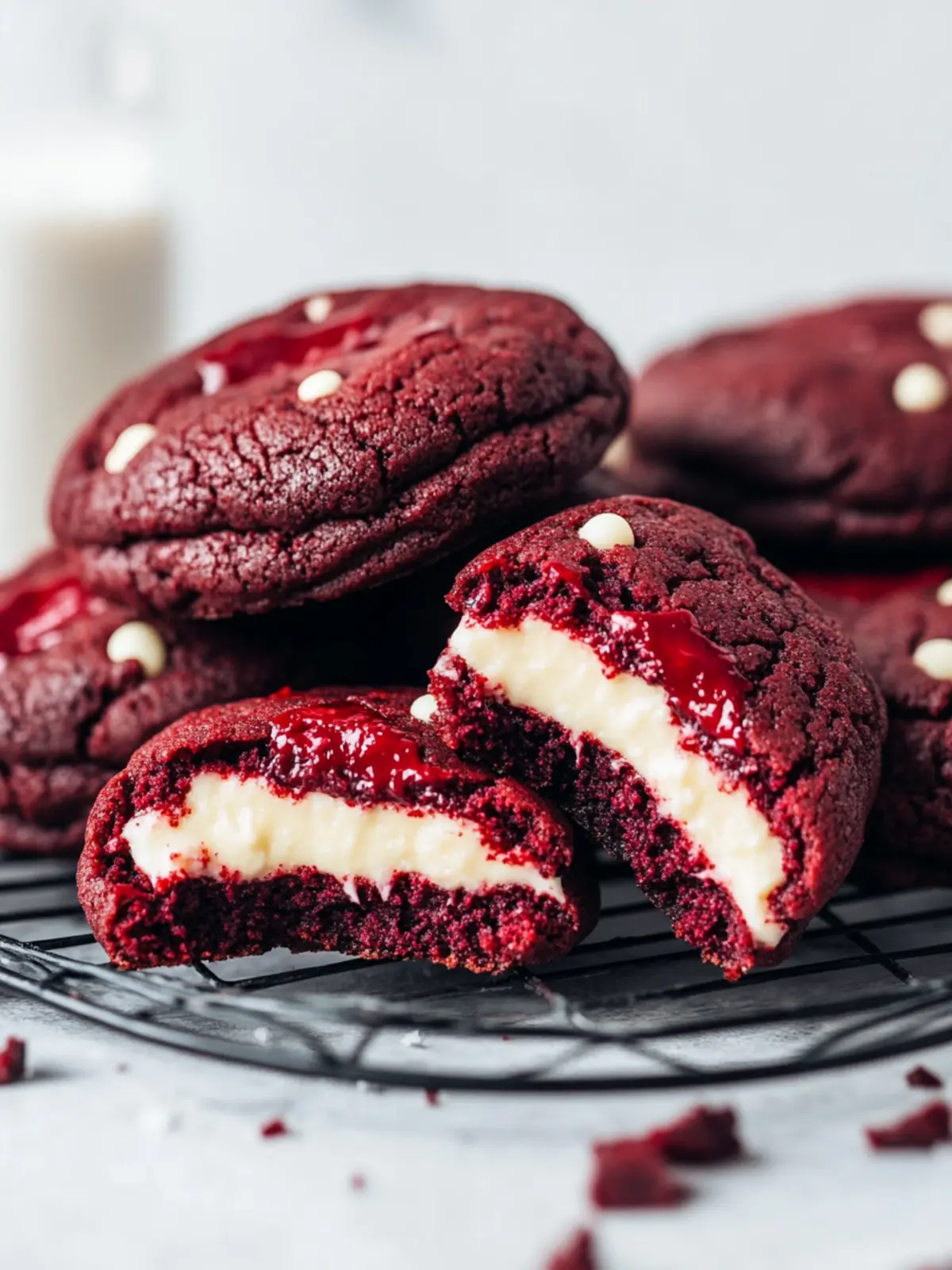 Irresistible Red Velvet Cheesecake Cookies You'll Adore 3 Red Velvet Cheesecake Cookies
